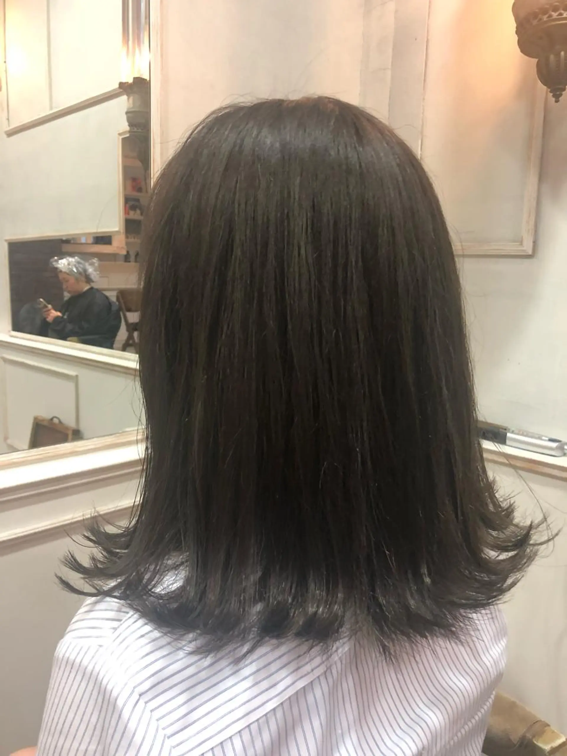 ミディアム カラー RUKA 美容院×ネイリストのヘアスタイル