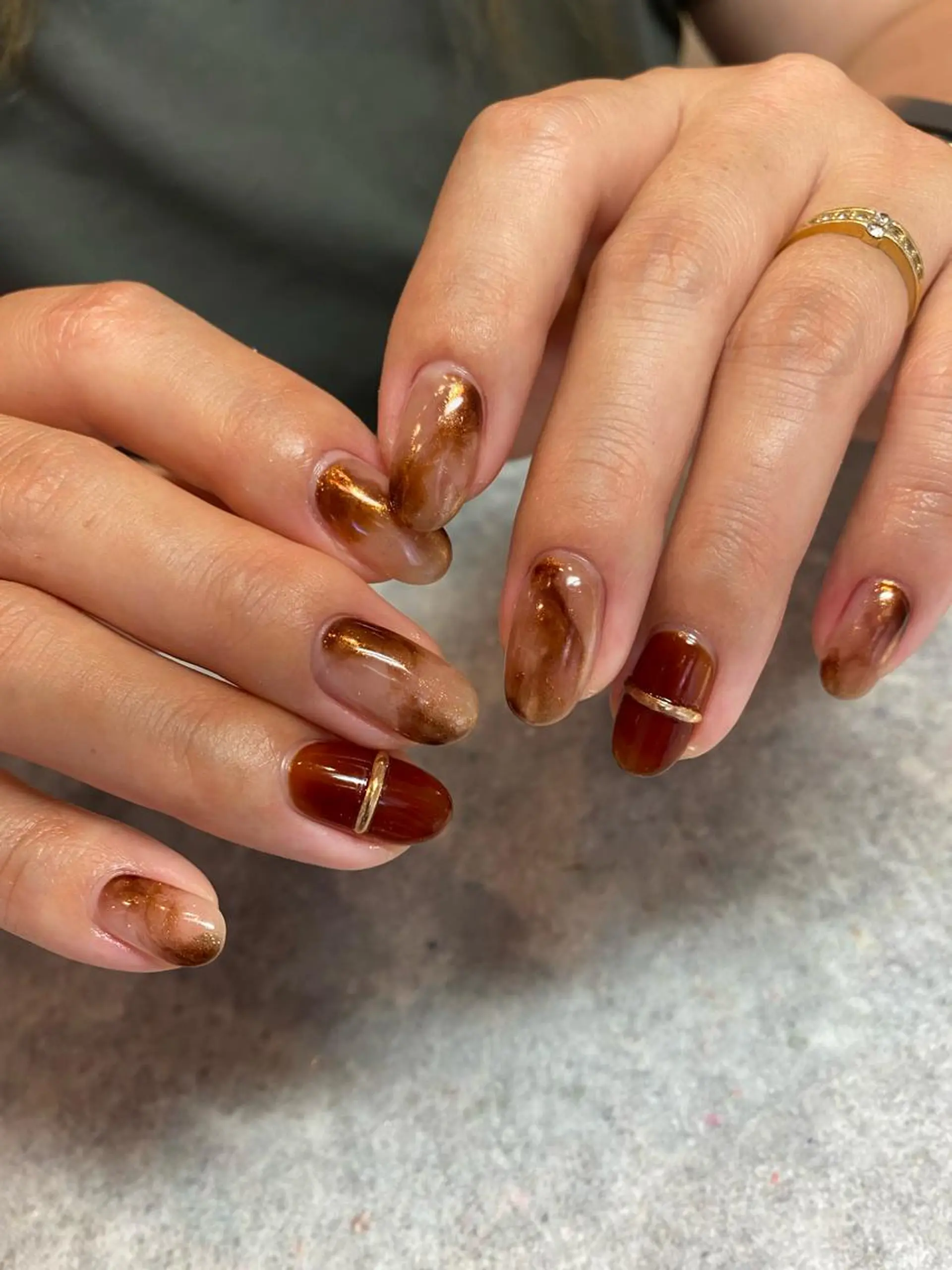 ネイル ハンドネイル 【LINON】 airiのネイルデザイン