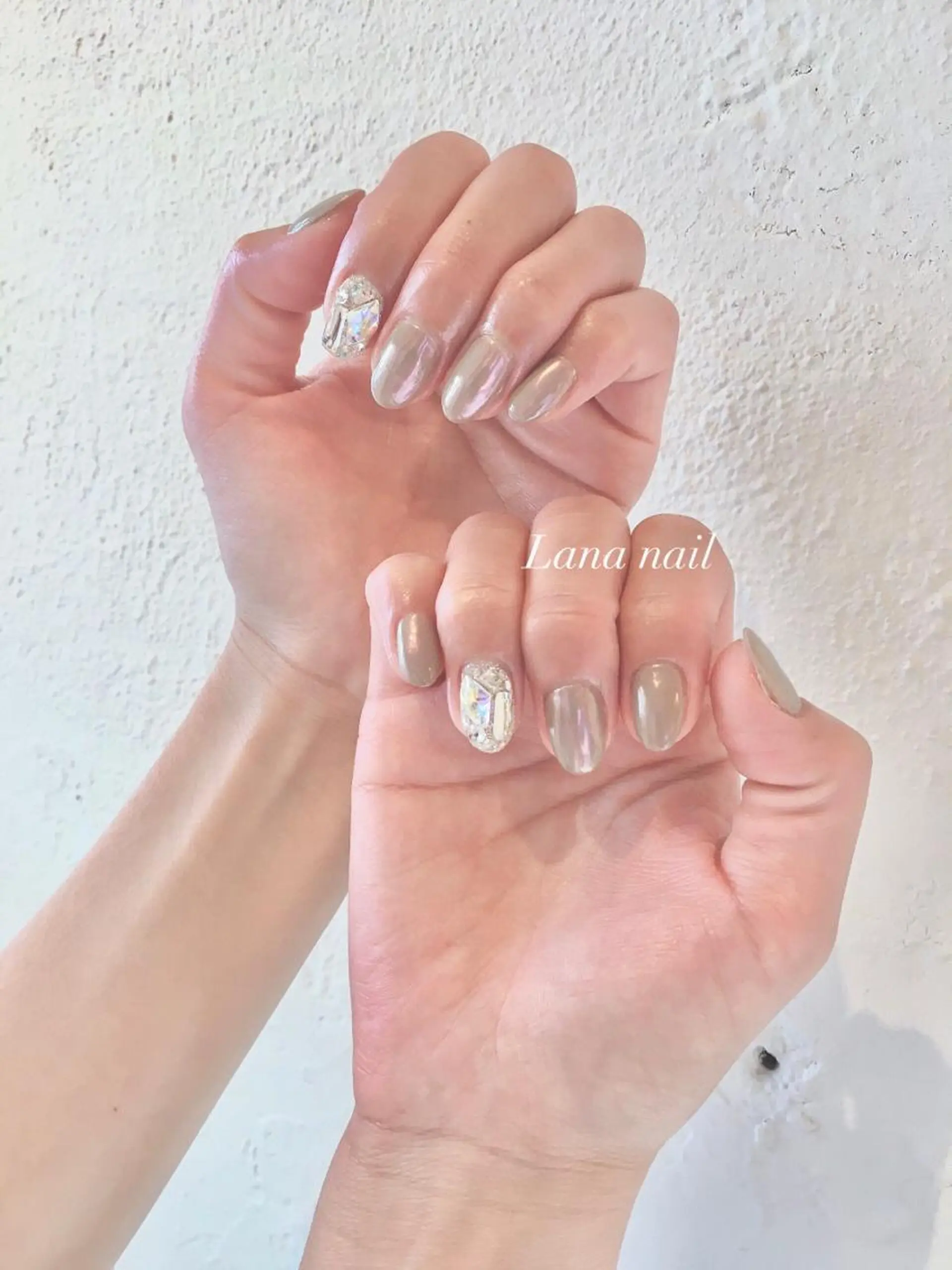 ネイル ストーンネイル ハンドネイル Lana nailのネイルデザイン