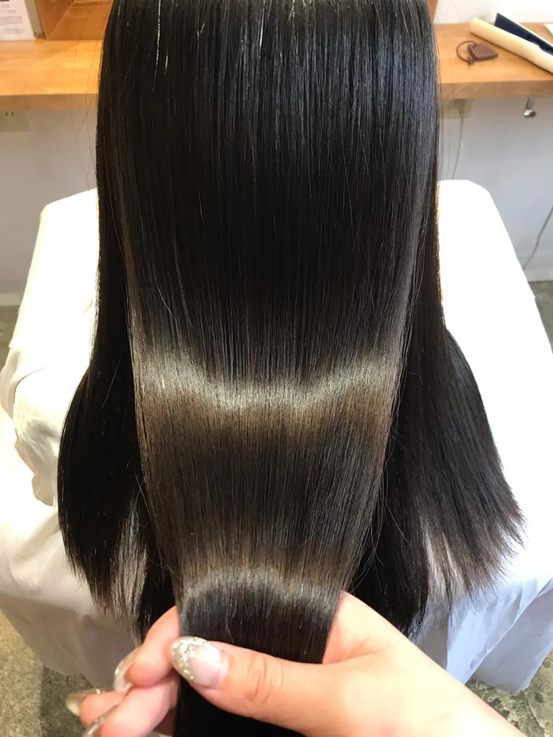 ロング カラー 髪質改善×矯正🫧 韓国ヘアasamiのヘアスタイル