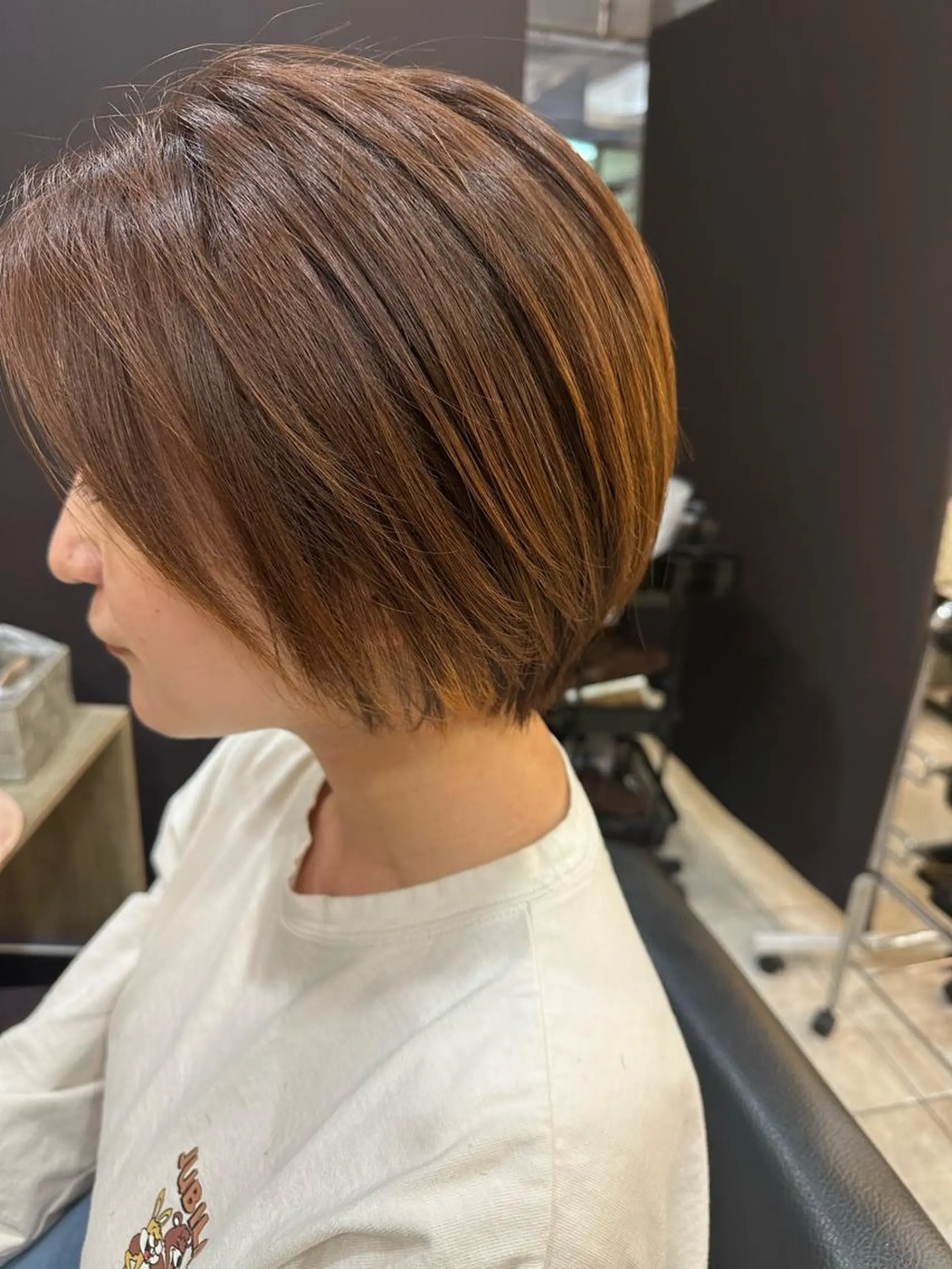 ショート カラー 似合わせカット ショートヘア カット ヘアカラー ☆ リホのマツエク・マツパデザイン