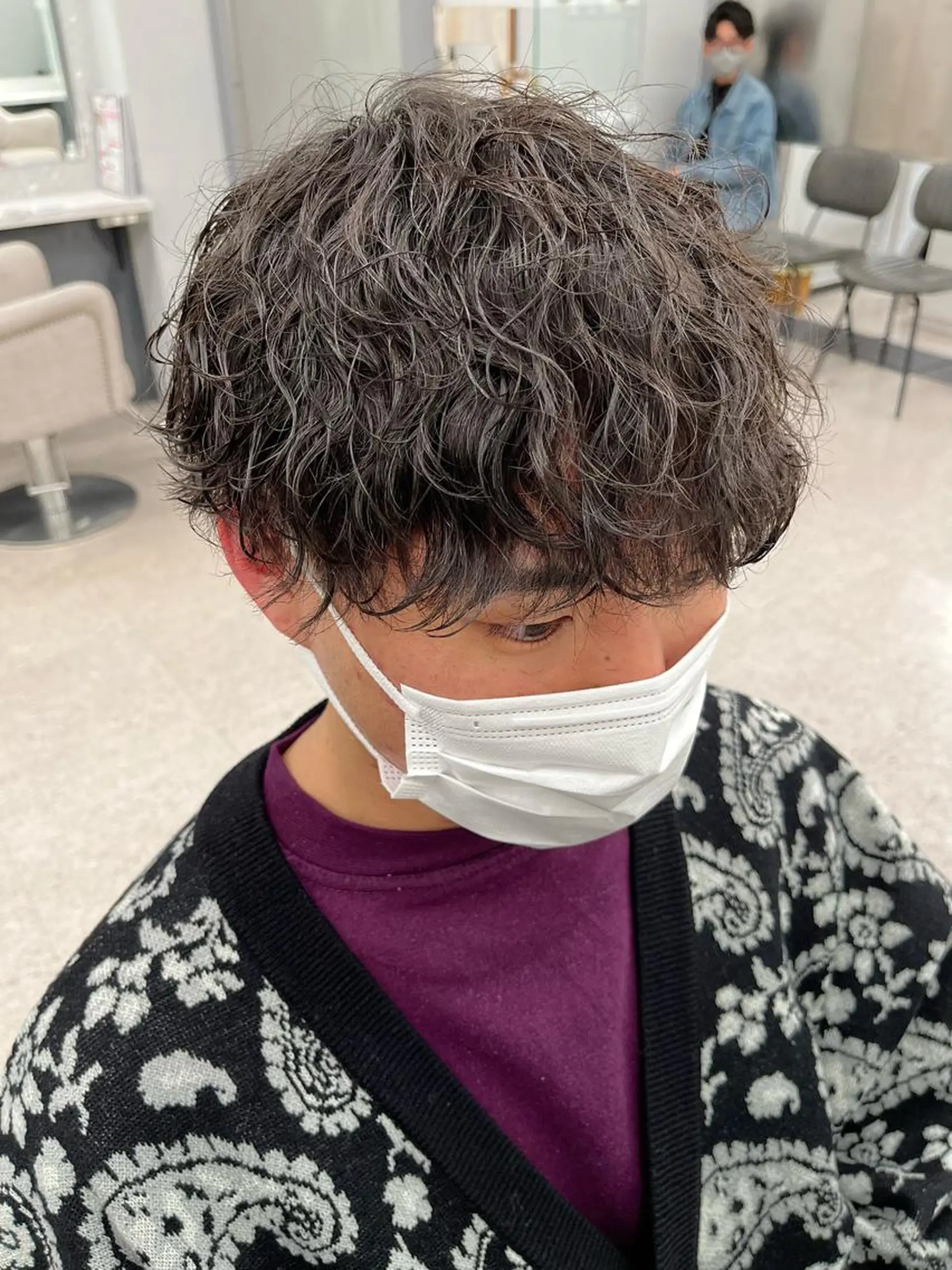 パーマ メンズ カット パーマ 🍐シャドウパーマ メンズ特化/守岡🍐のヘアスタイル