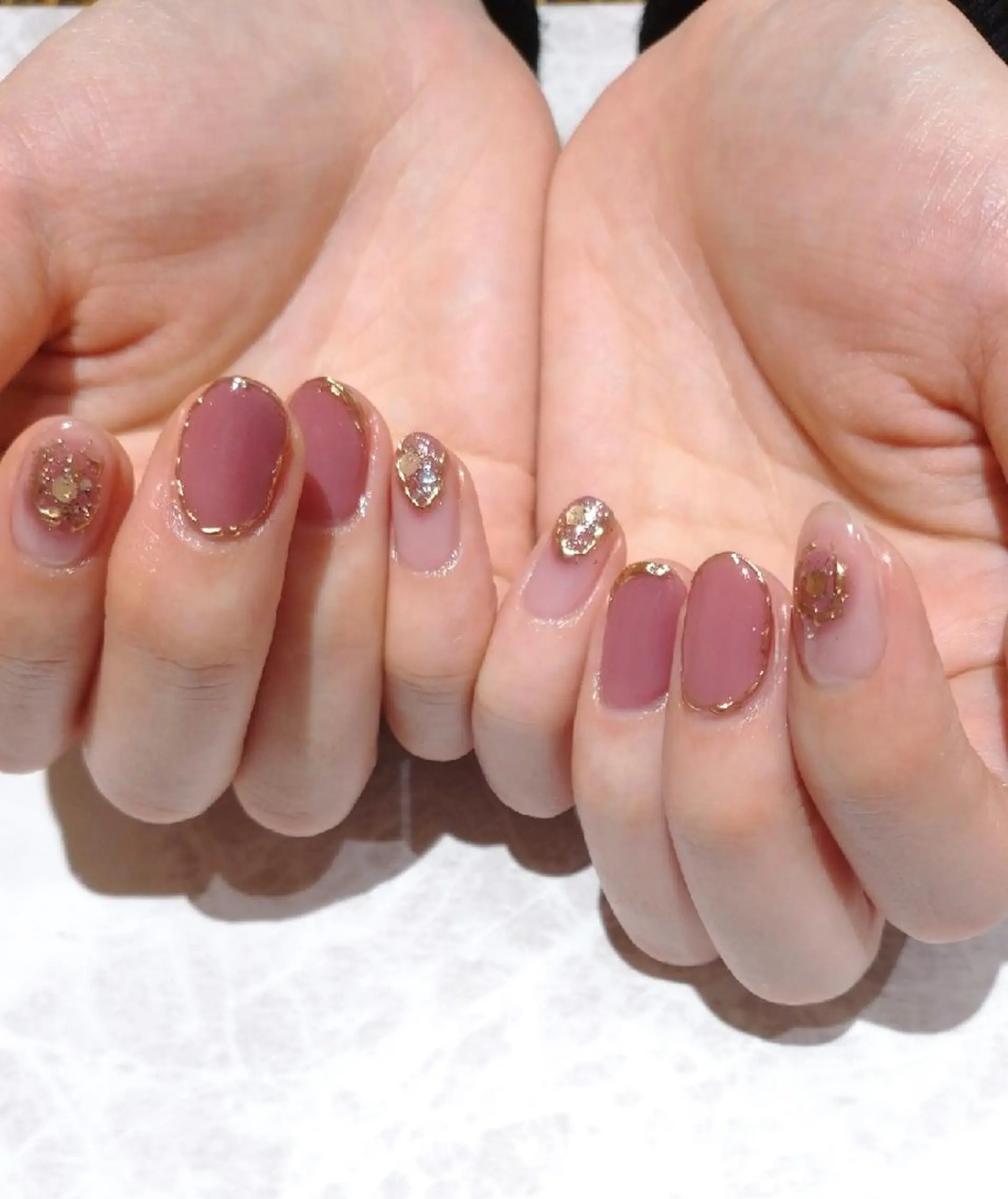 ネイル シンプルネイル ハンドネイル 會田 瑠衣のネイルデザイン