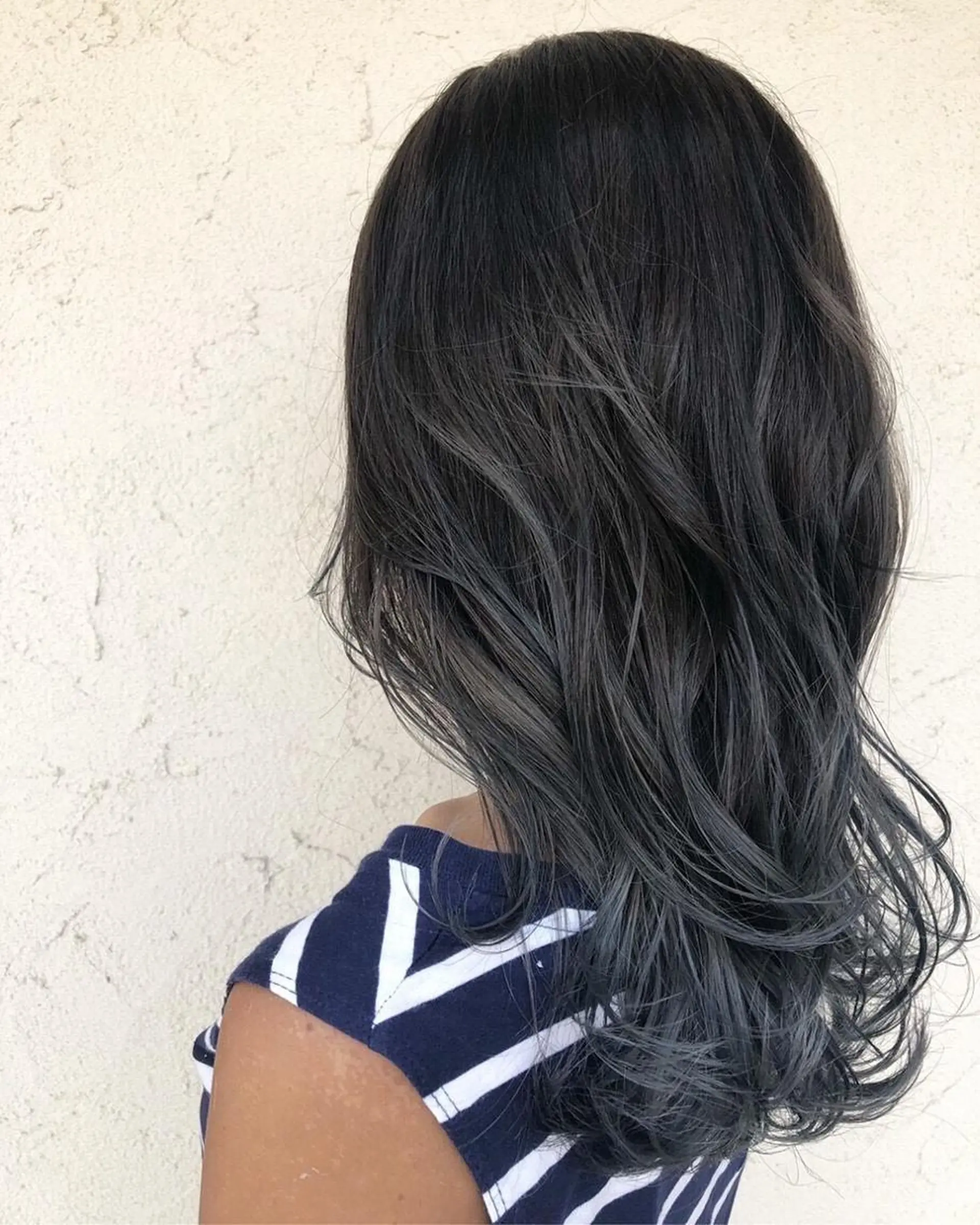 カラー シールエクステ/ ハイトーンカラーのヘアスタイル