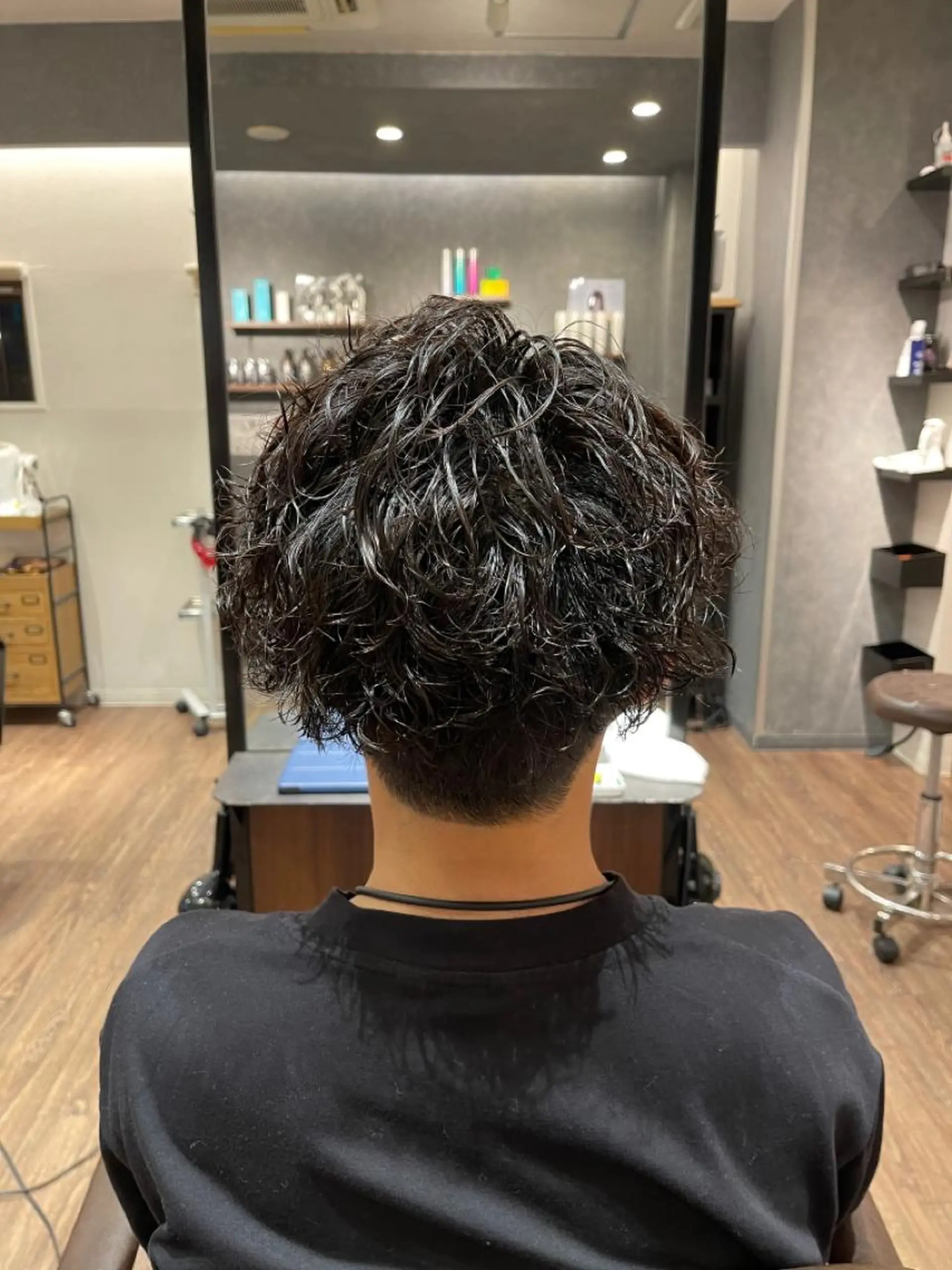 ショート パーマ 小貫 航平のヘアスタイル