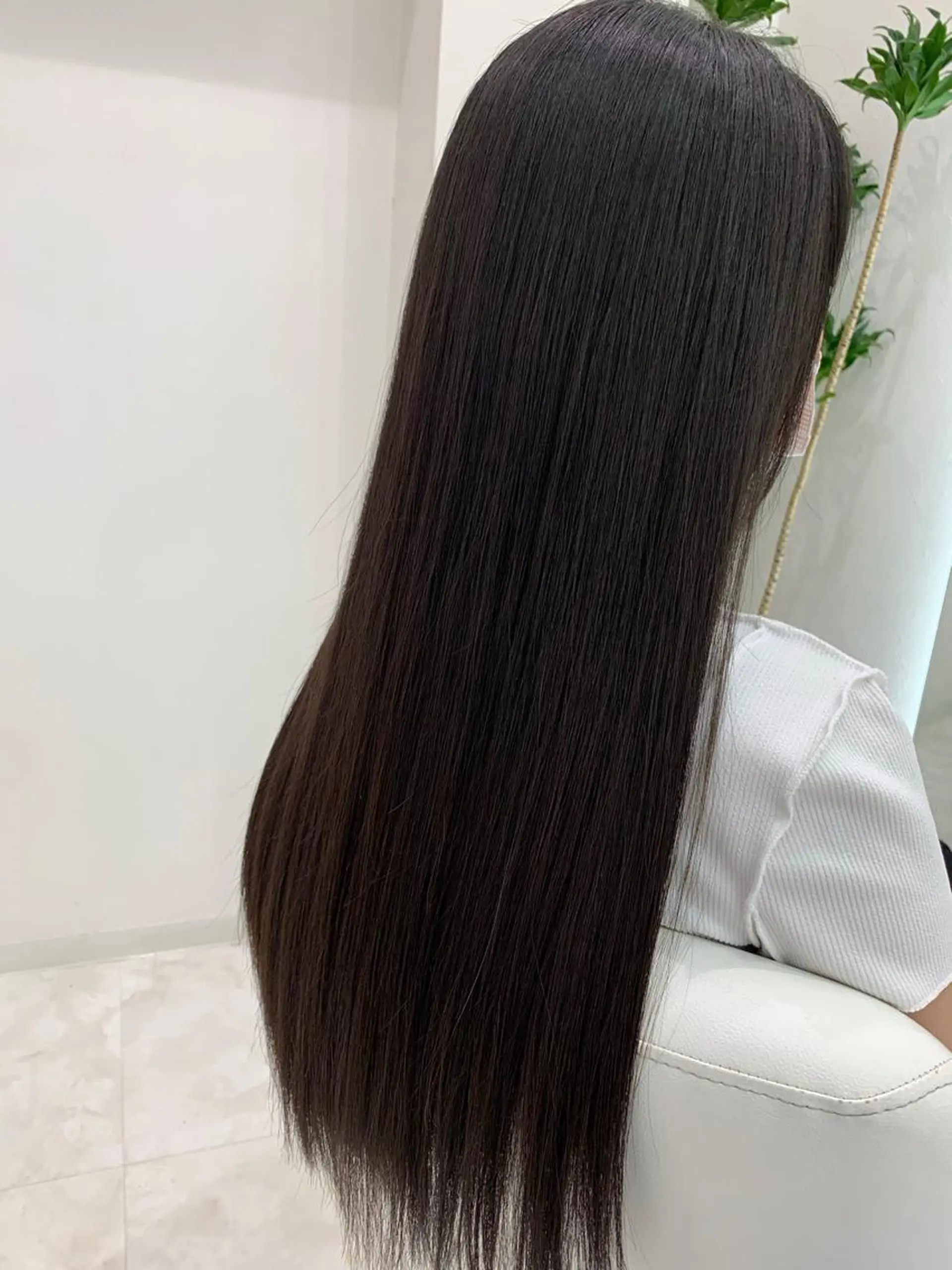 ロング カット 縮毛矯正 hair  Freak所属・山森 大地のヘアスタイル