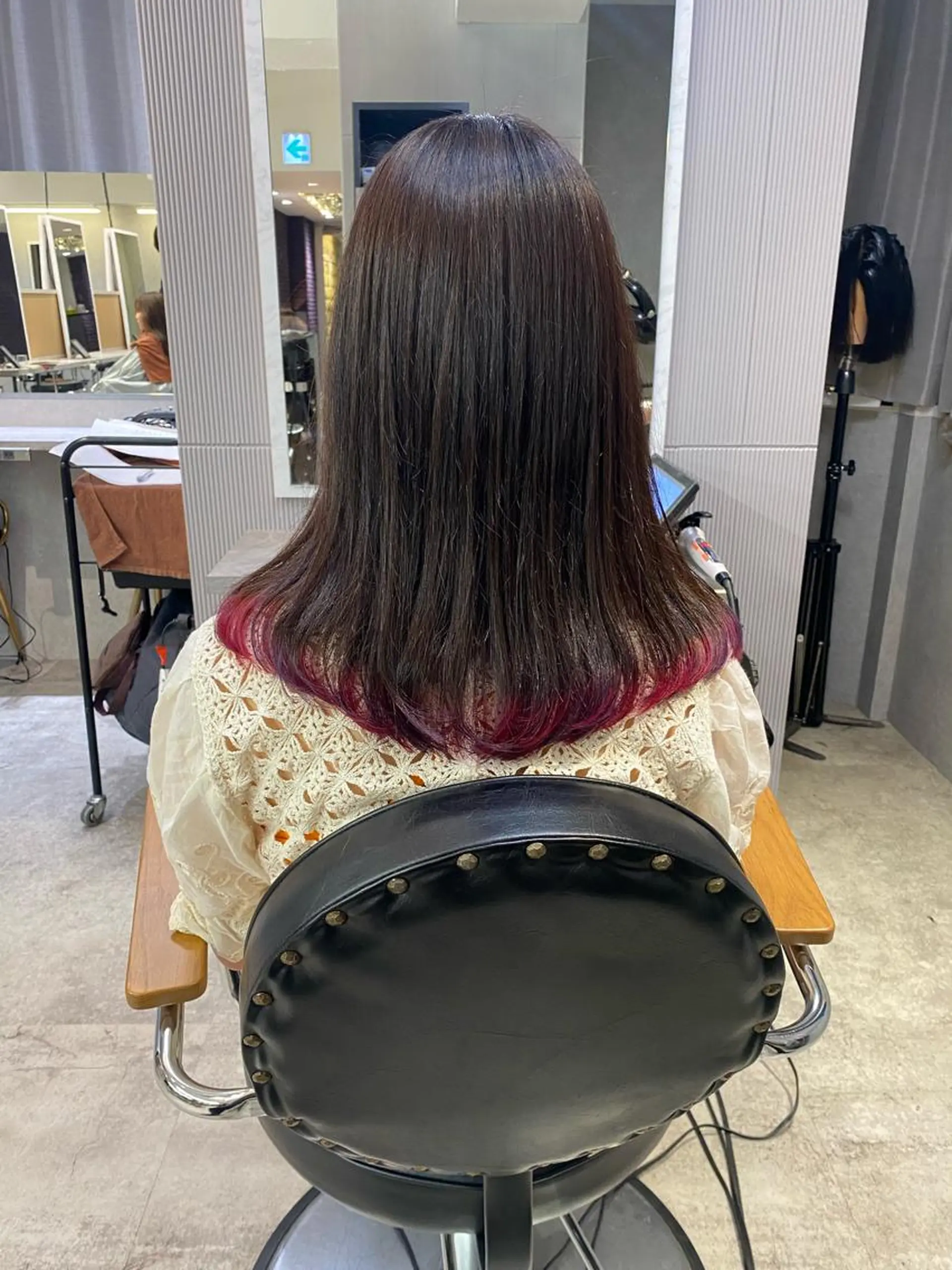 ミディアム カラー 田島 泰雅のヘアスタイル