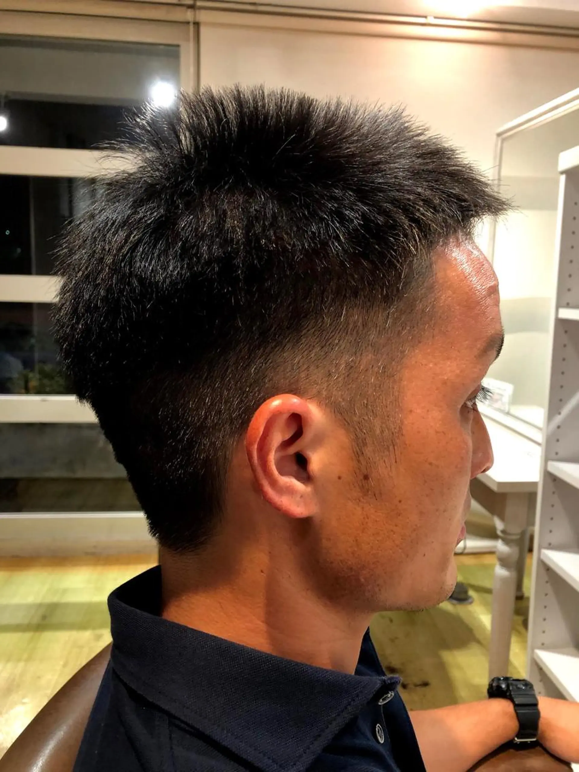 ショート メンズ カット 美容師 ヤスイのヘアスタイル