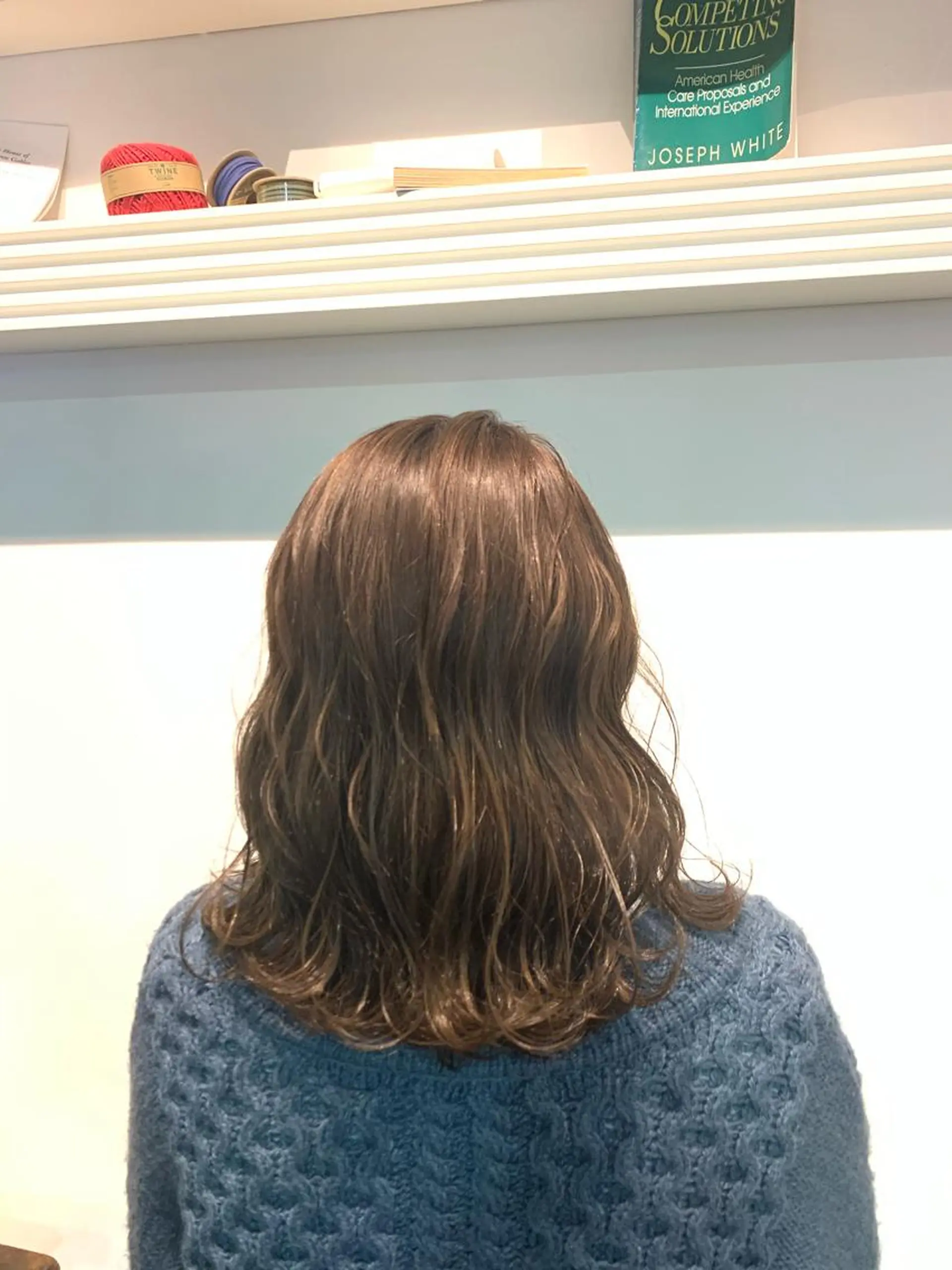 ミディアム ヘアカラー トリートメント ヘッドスパ ヘアセット 大宮/山口 竣也のヘアスタイル