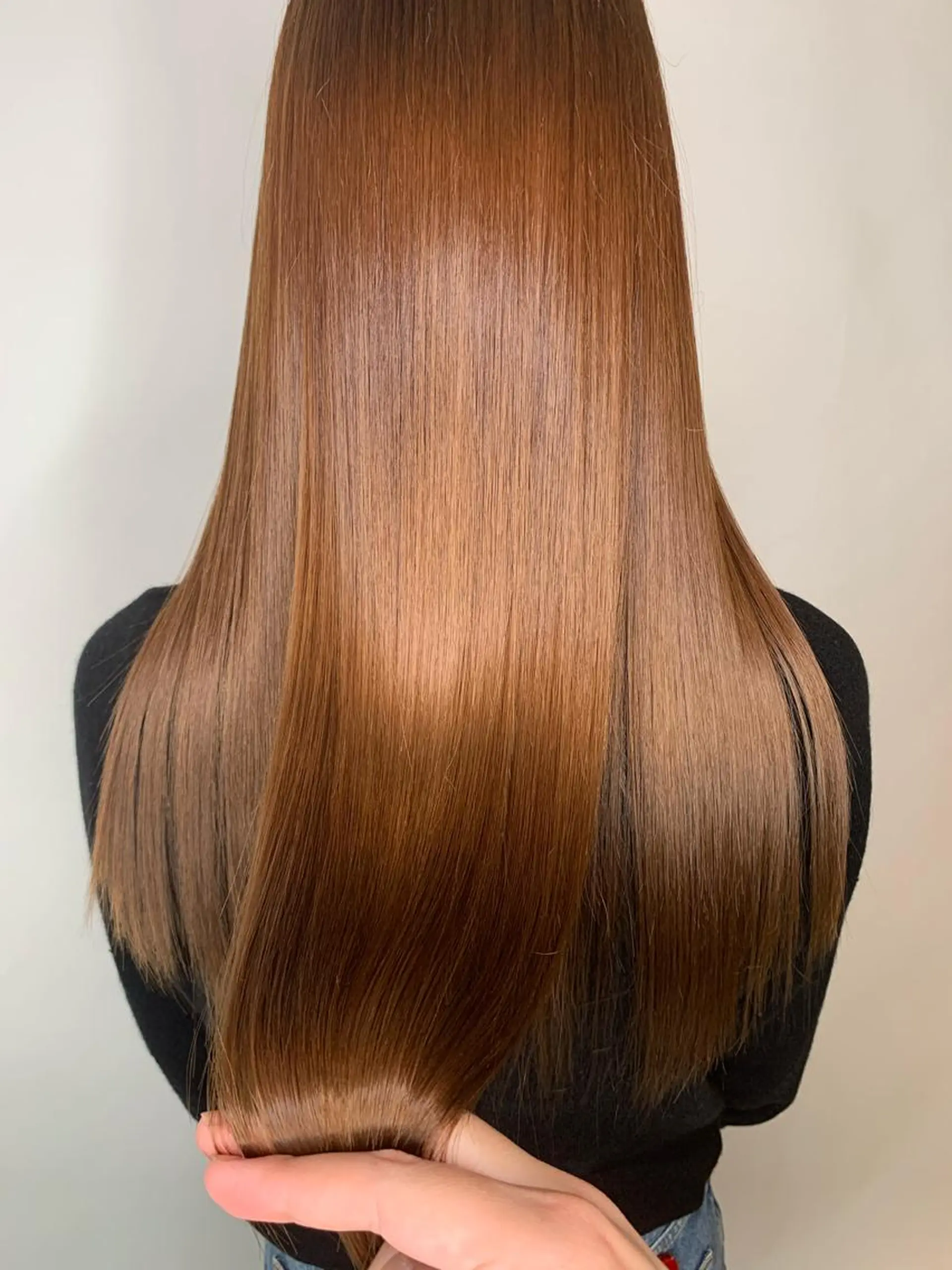 セミロング 髪質改善 トリートメント Lee 甲子園のヘアスタイル