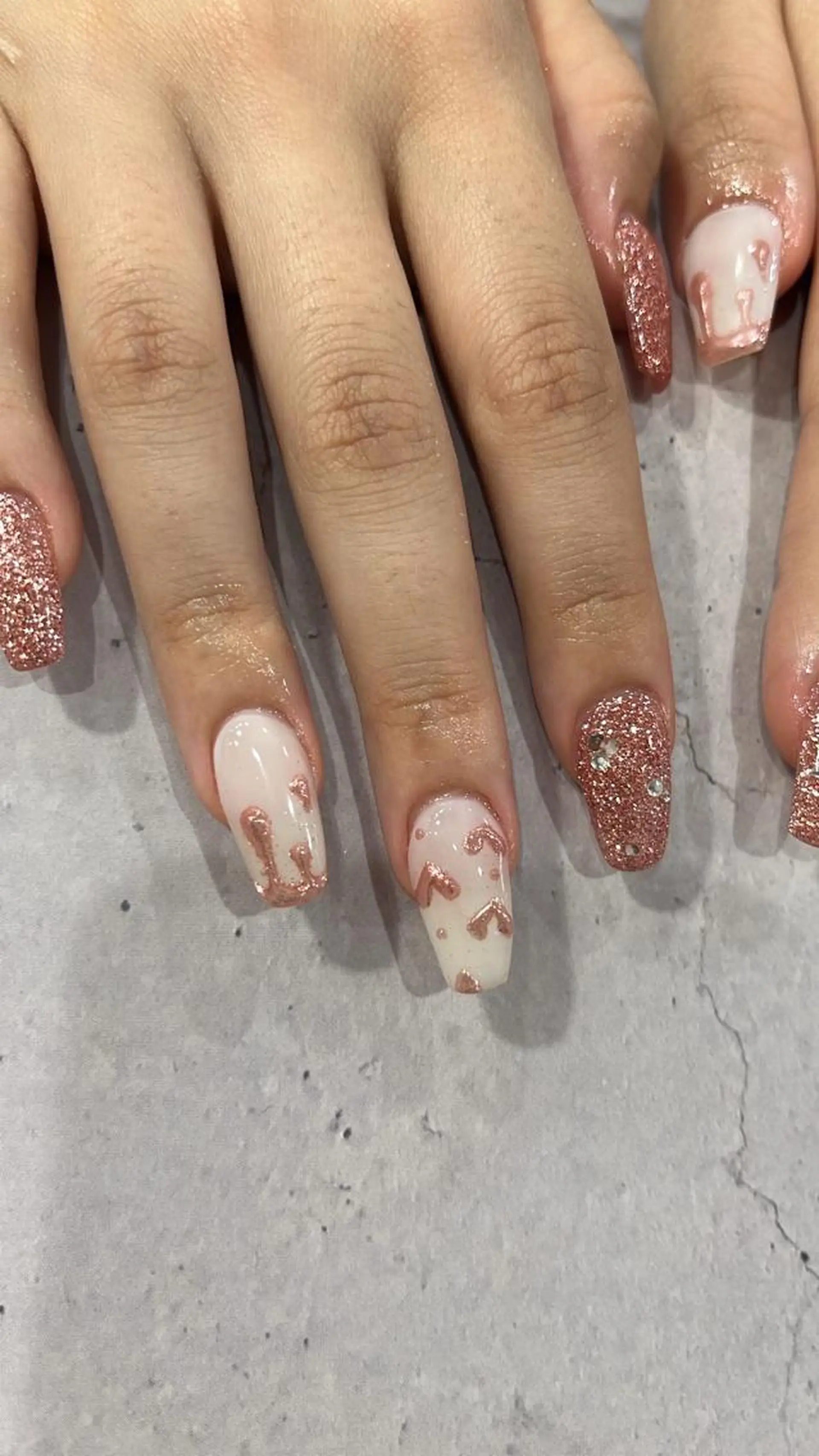 ネイル アートネイル ミラーネイル wooone所属・鶴橋wooone nail.rieのネイルデザイン