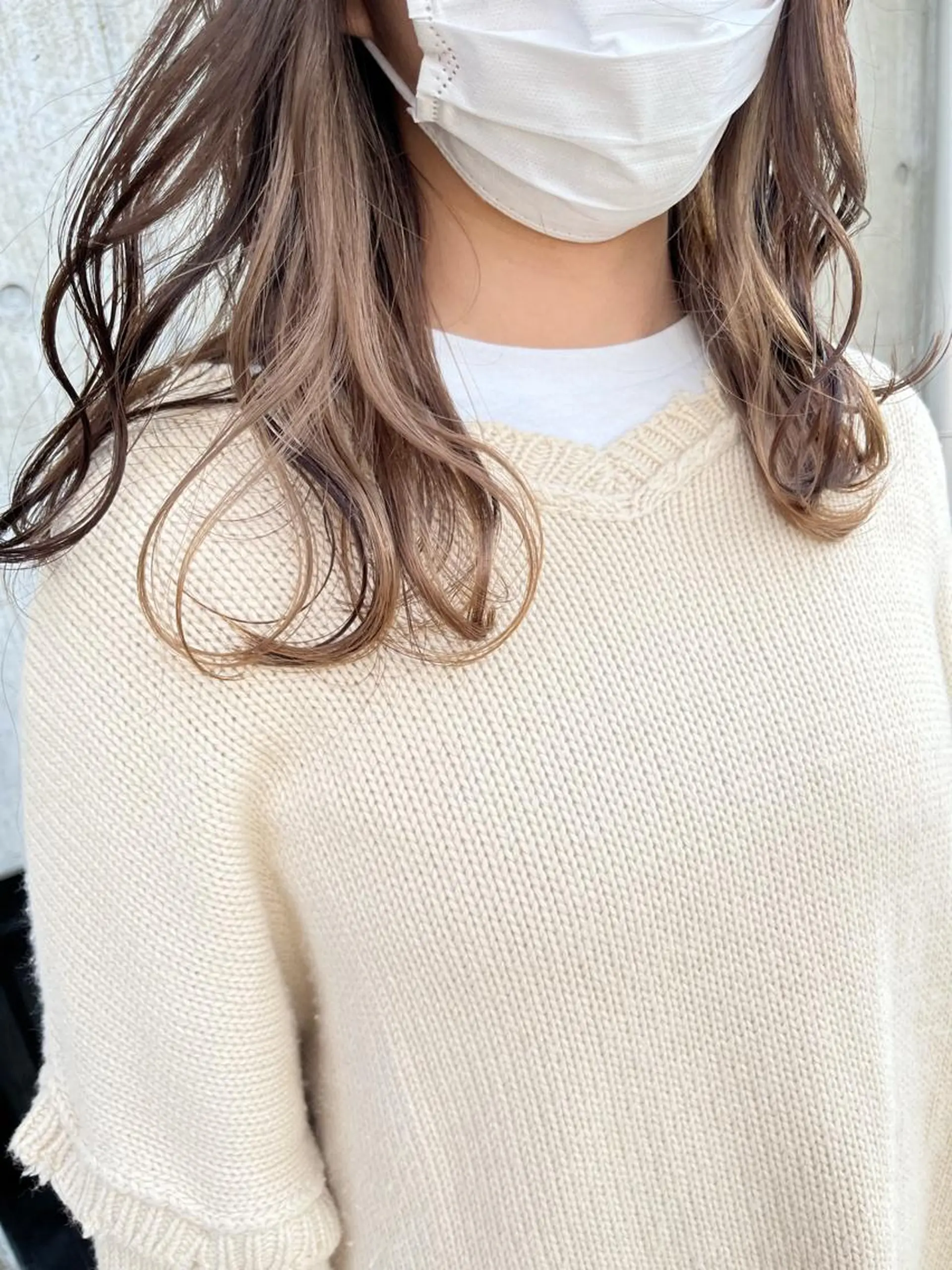 セミロング ヘアカラー YAMA ヤマのヘアスタイル