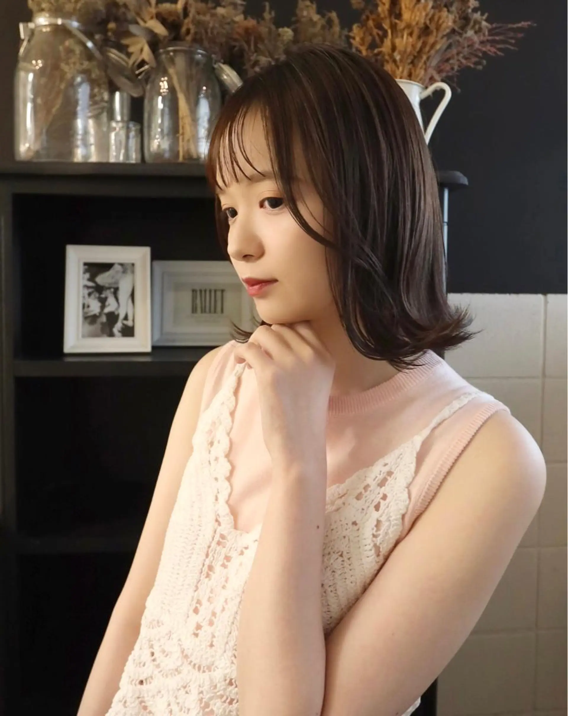 ミディアム irwi所属・Ebihara Satomiのヘアスタイル