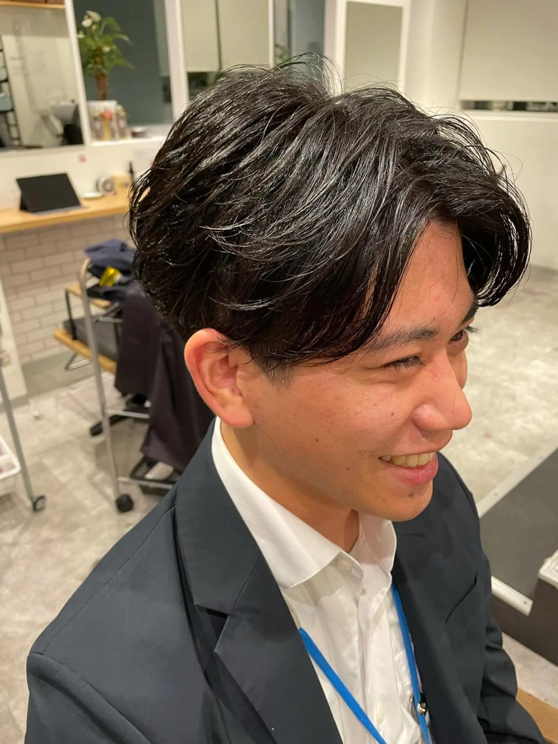 ショート メンズ 京都美容師 塩のヘアスタイル