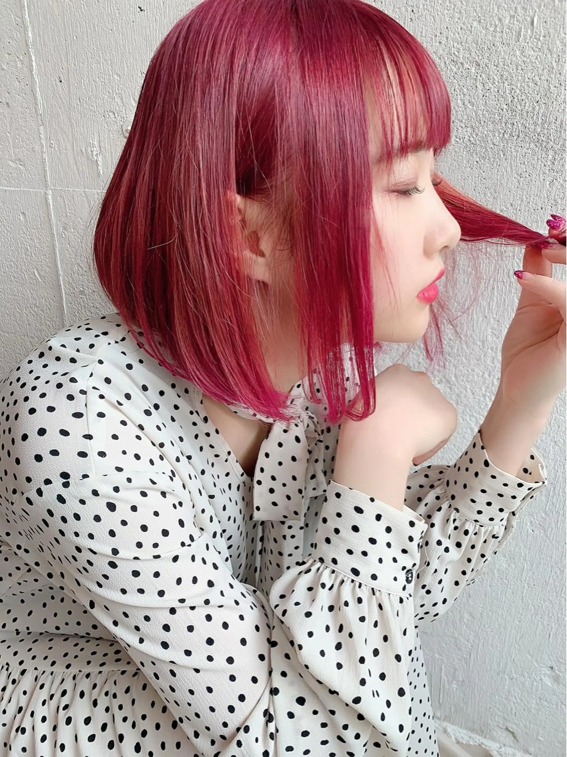 ミディアム カラー カット ヘアカラー トリートメント 💛丁寧さNo.🥇 🧸片山智裕💛のヘアスタイル