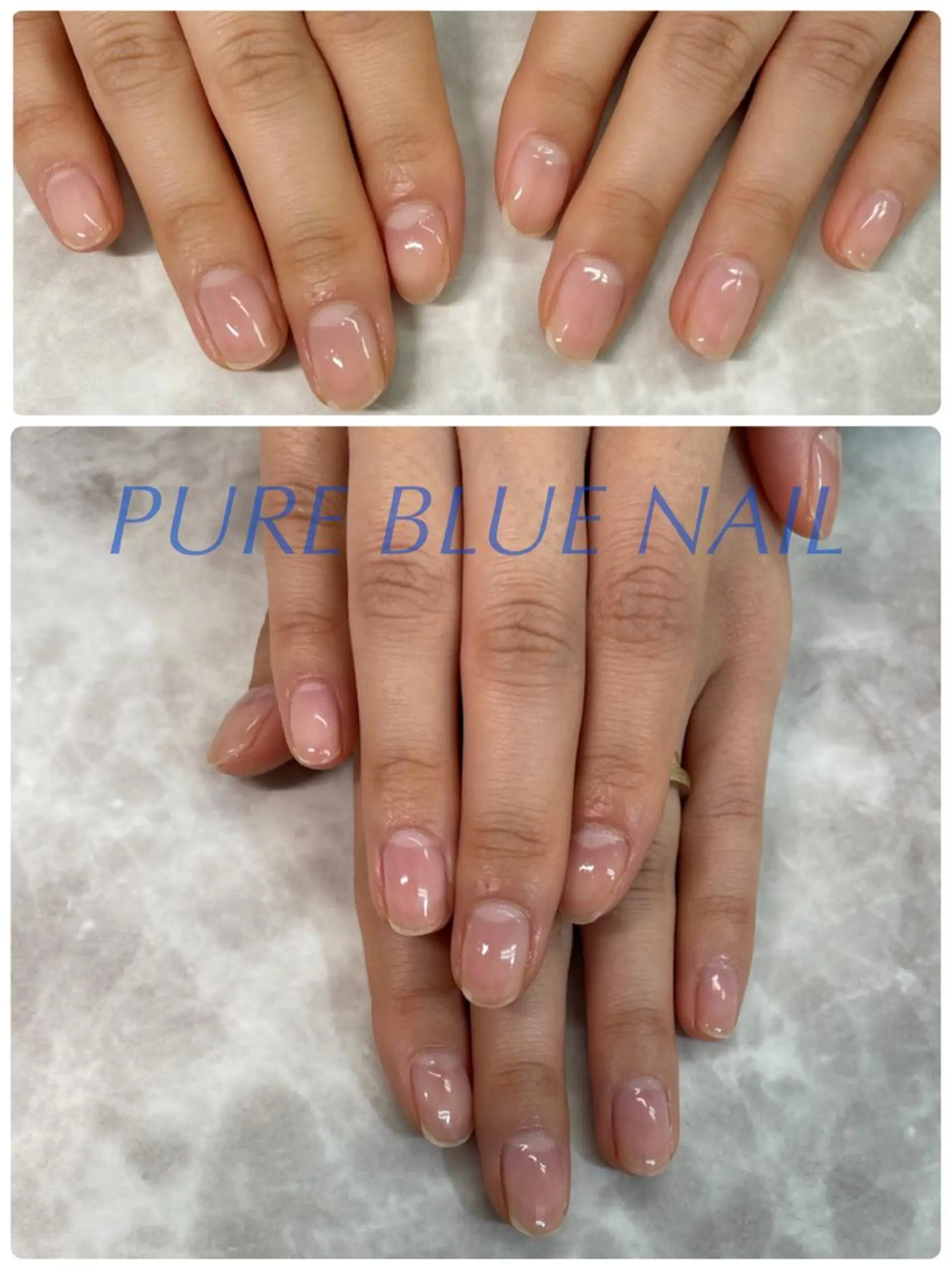ネイル ハンドネイル PURE BLUE NAILのネイルデザイン