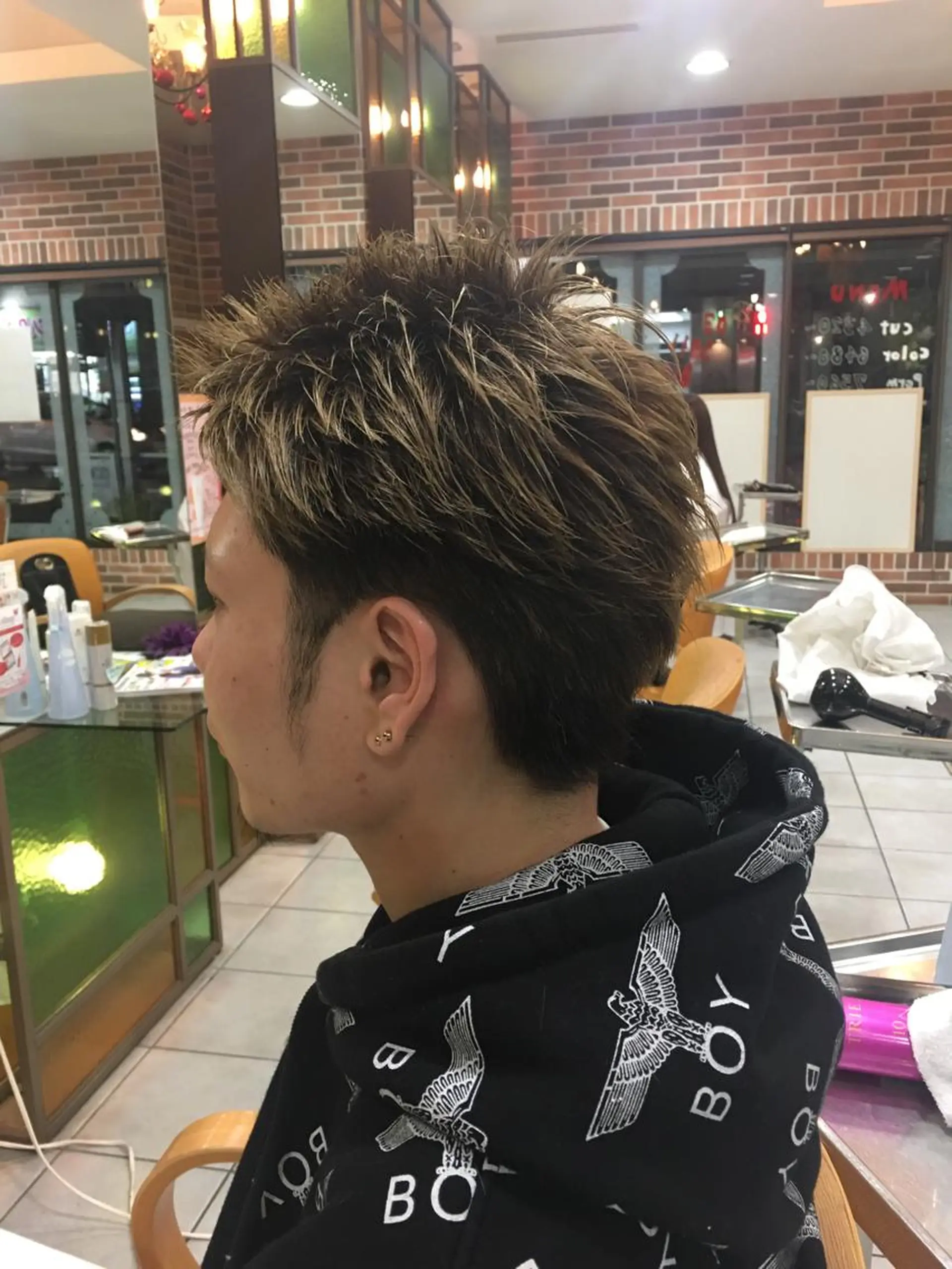 ショート カラー メンズ Blossom大塚 ディレクター永野のヘアスタイル