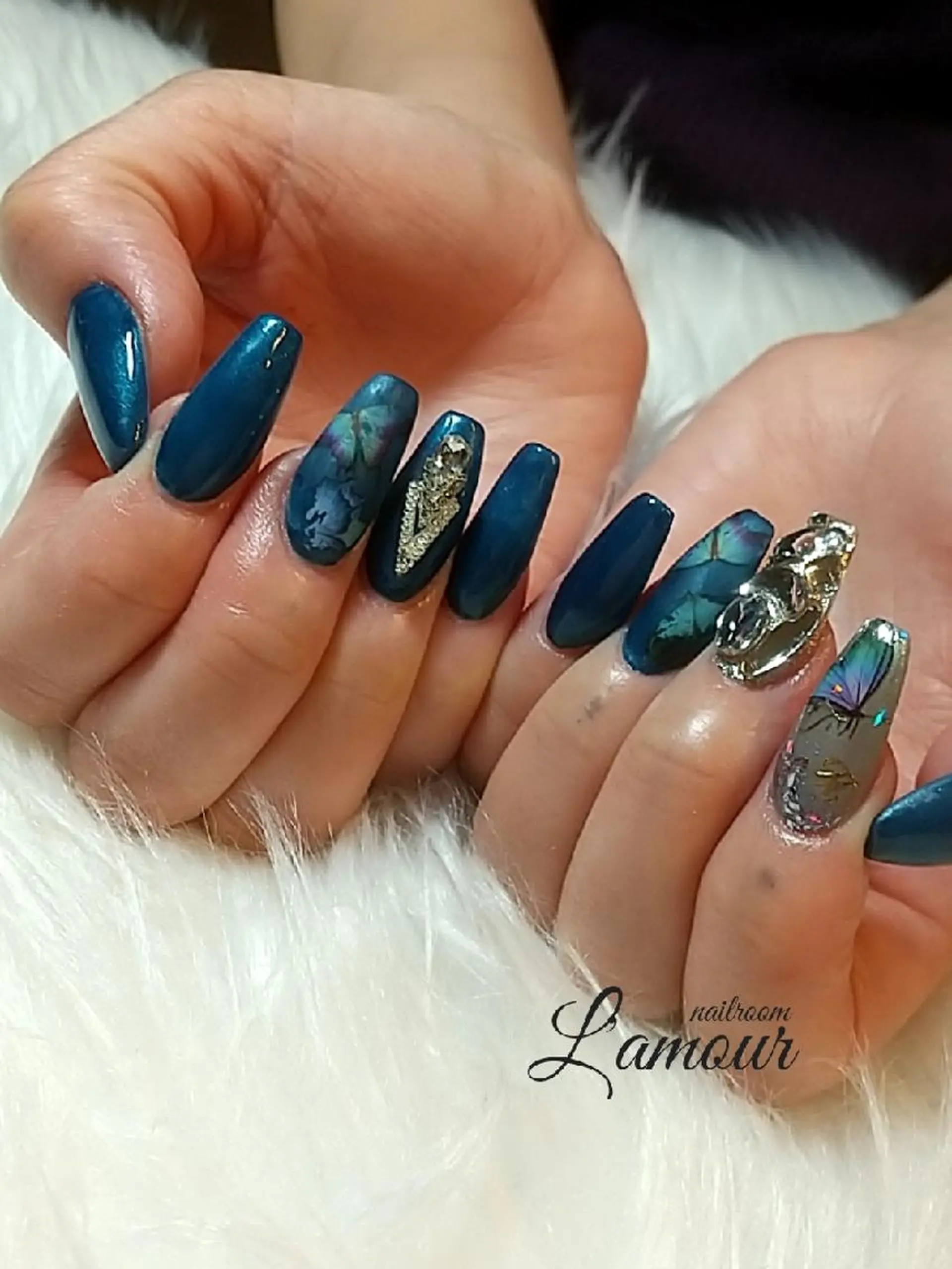 ネイル アートネイル スカルプネイル L'amour 吹田市のネイルデザイン