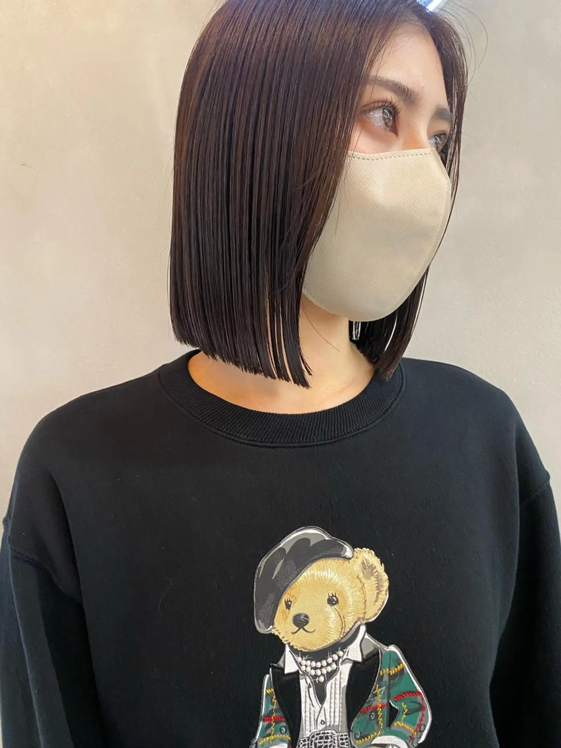 ショート カラー カット ヘアカラー トリートメント センターパート/ 暖色カラーayuのヘアスタイル