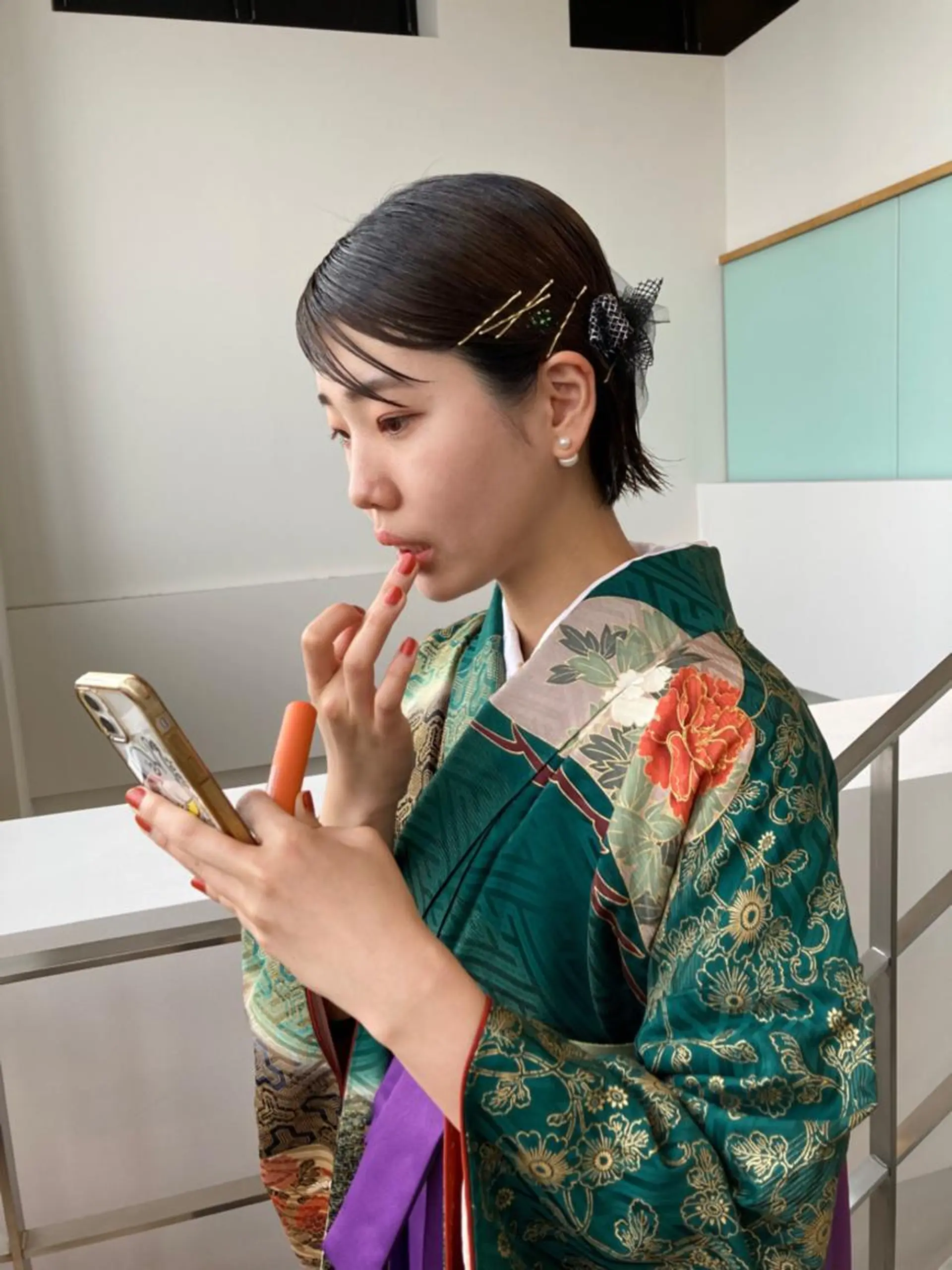 ショート ヘアアレンジ ヘアセット KAWATOKO MISUZUのヘアスタイル