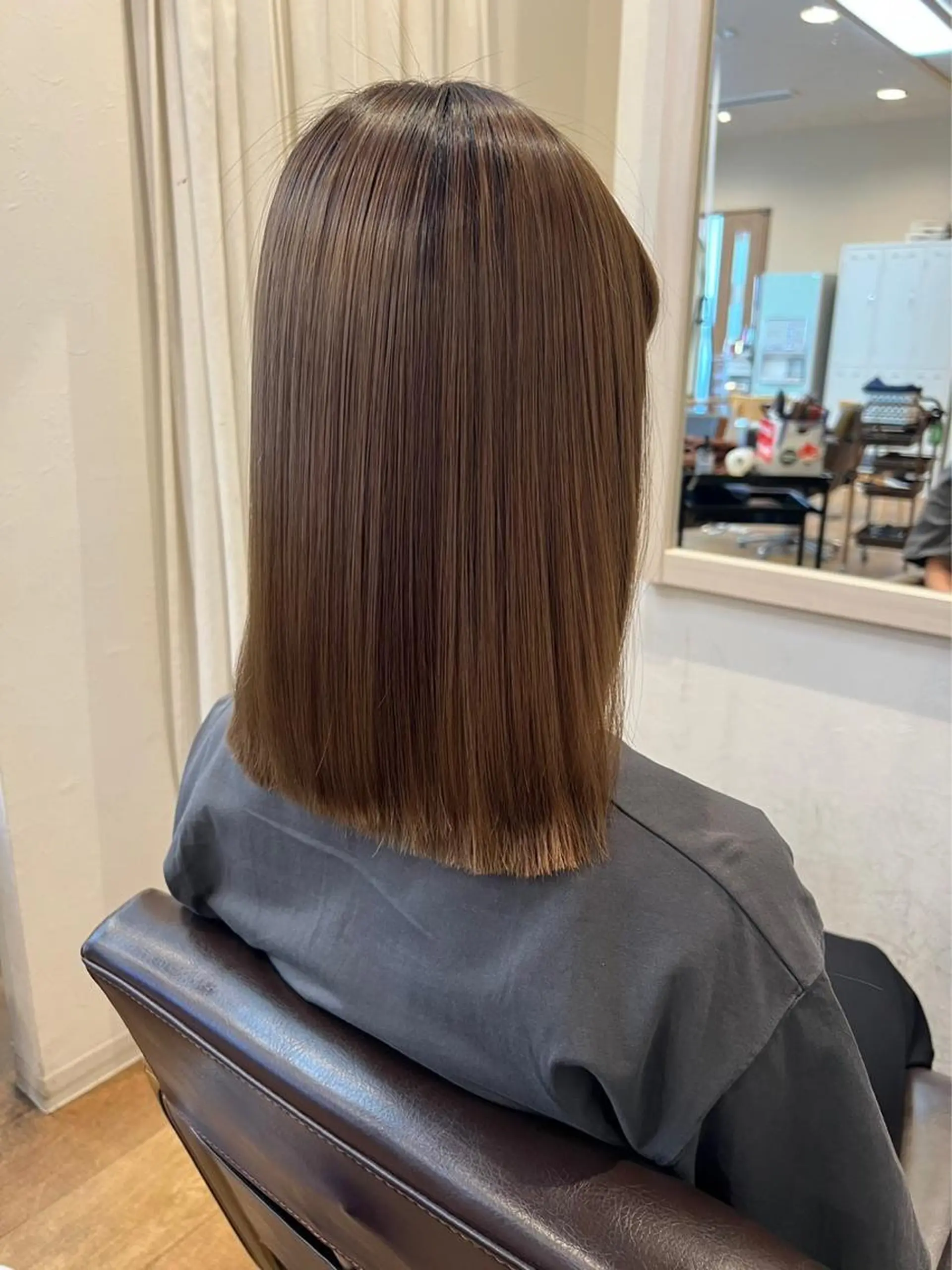 ミディアム カット トリートメント newi ＋uta＊ りさのヘアスタイル