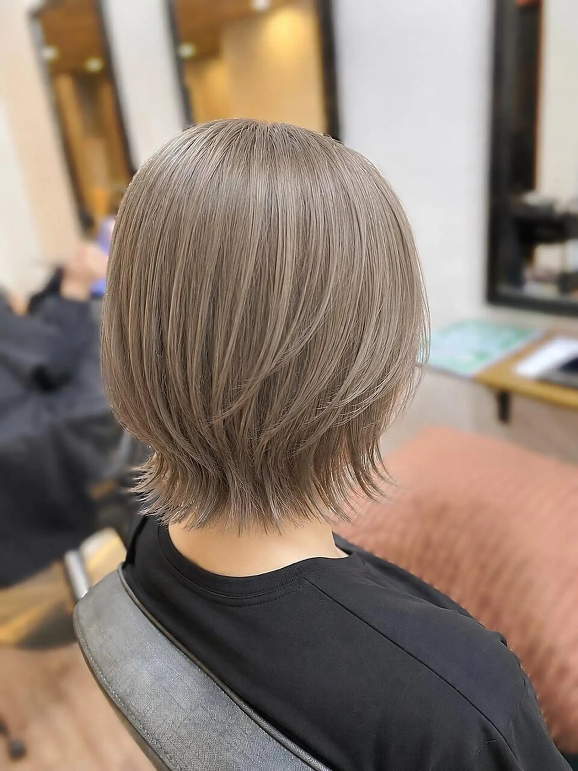 ミディアム カラー カット ヘアカラー 野呂 隼人のヘアスタイル