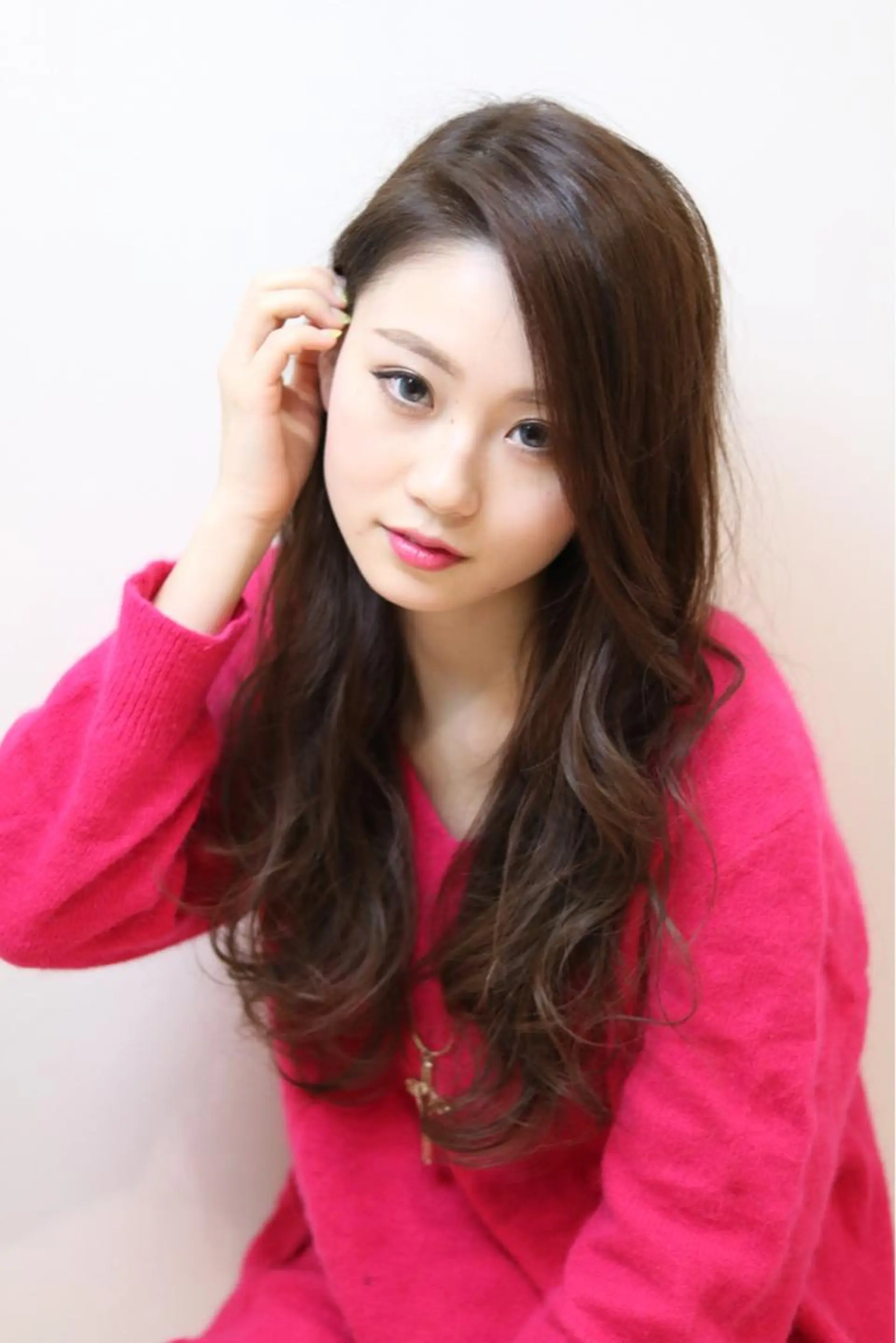 ロング カラー パーマ ロング 及川 翔のヘアスタイル