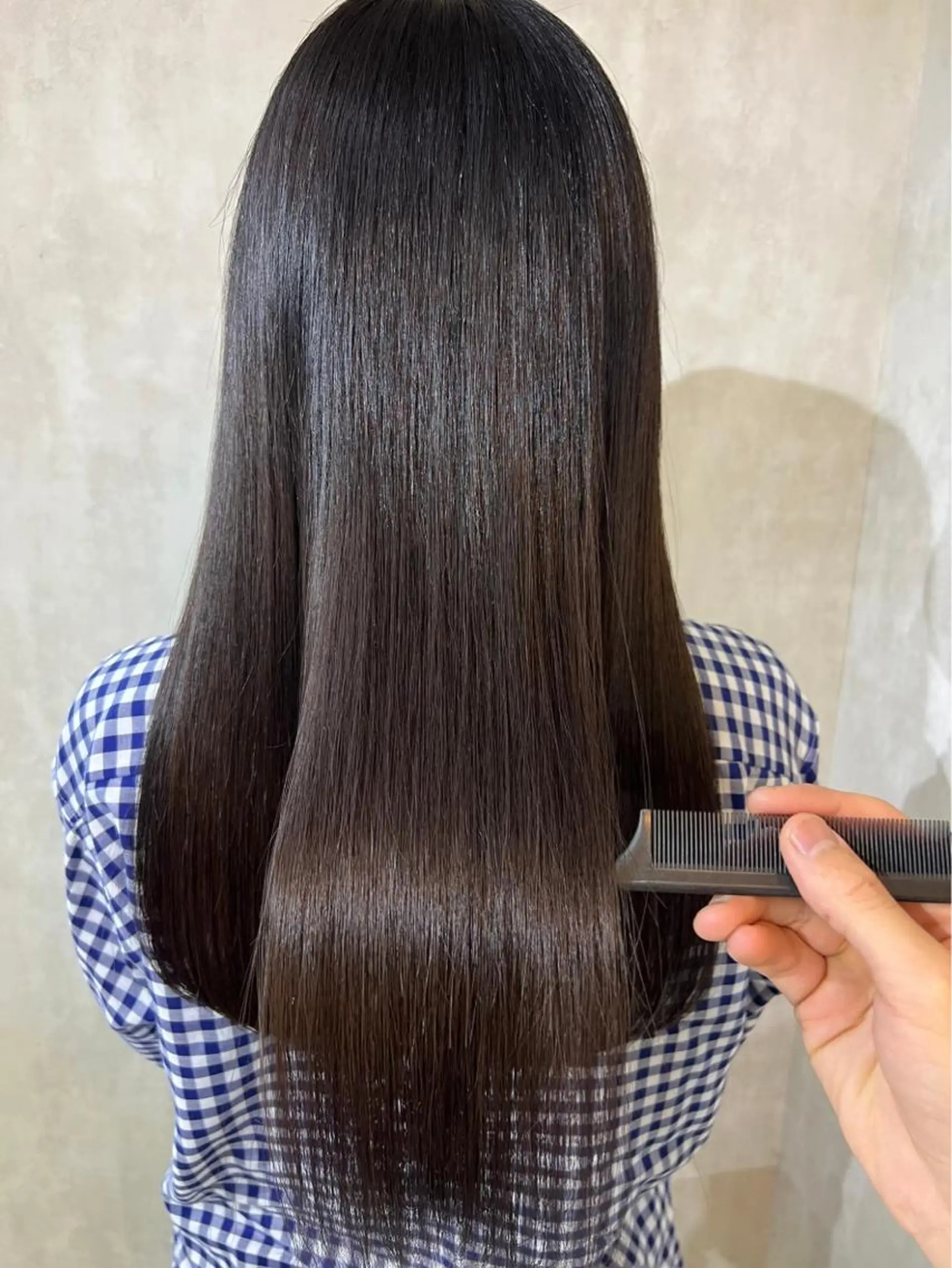 セミロング カラー 💜髪質改善/ 艶カラー/ミナ🩷のヘアスタイル