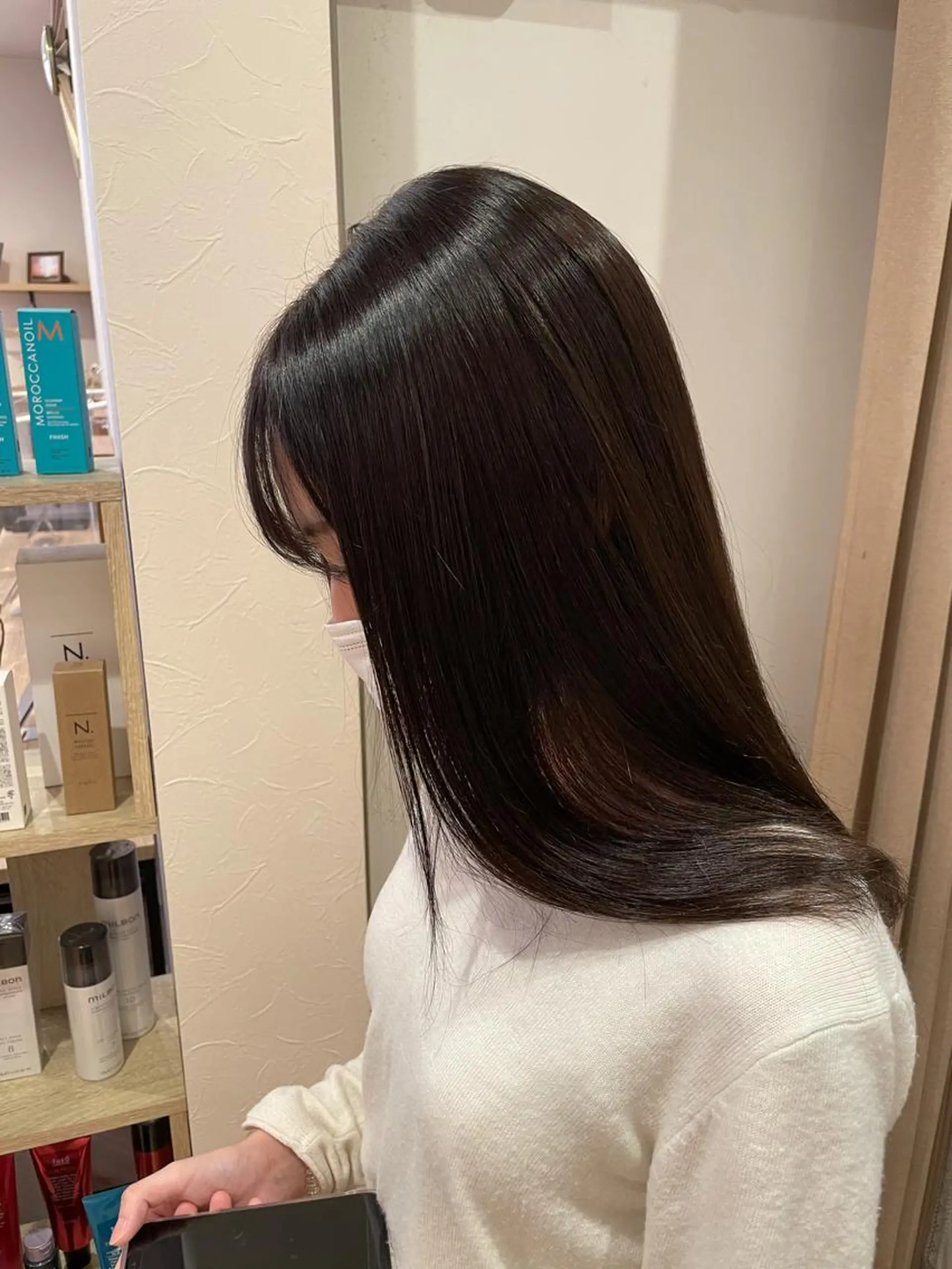 ロング カラー 髪質改善 縮毛矯正 トリートメント NANA／trend style🕊🍑のヘアスタイル