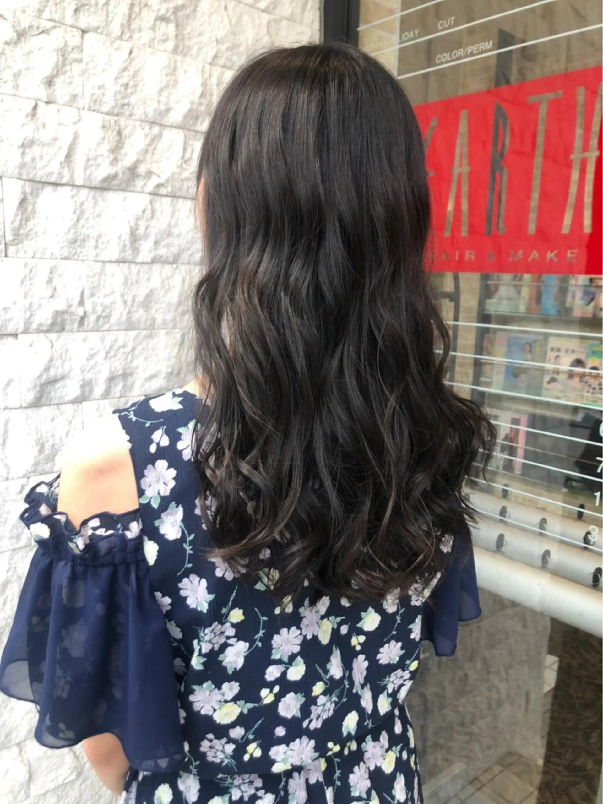 ロング カラー 銀座　プロの髪質改善 ハシモトリュウタのヘアスタイル
