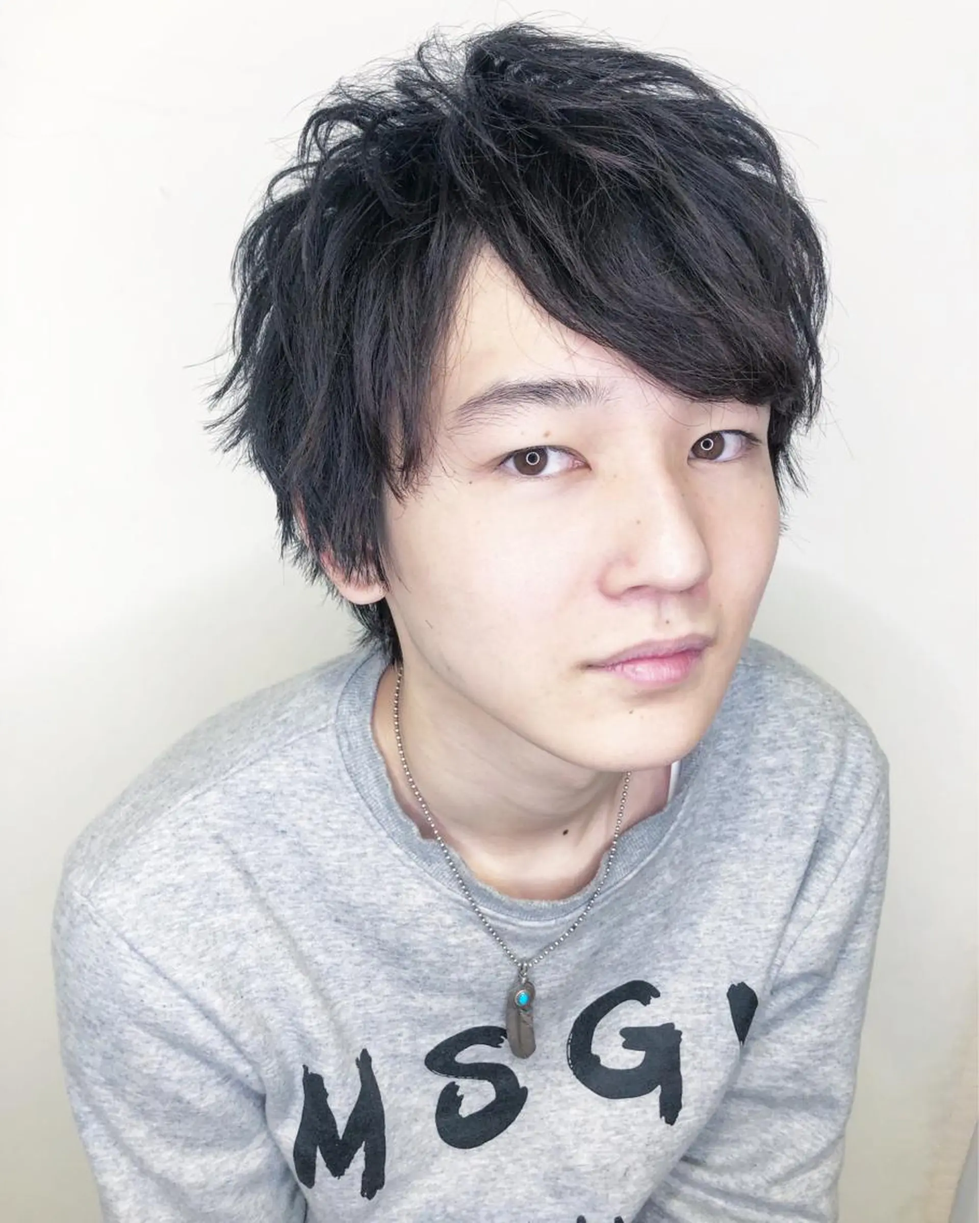 ショート カラー パーマ メンズ メンズヘア特化 崎田 成人のヘアスタイル