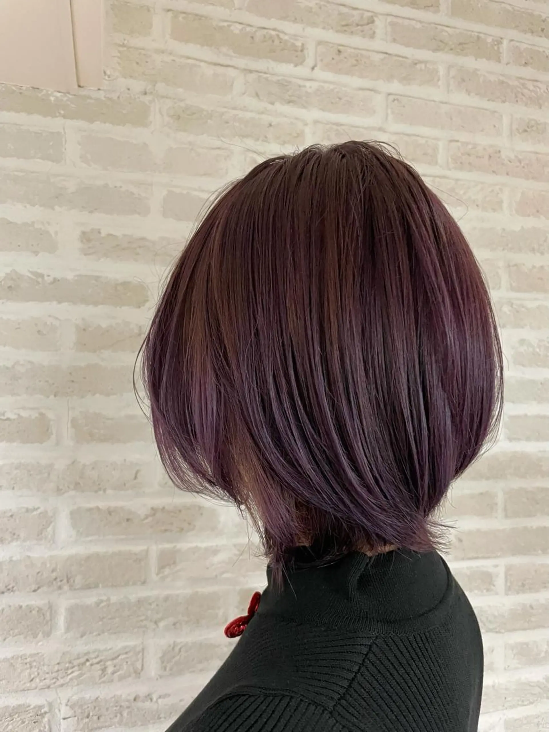 ショート カラー パープルカラー ♡Eleanor大宮 aya♡のヘアスタイル