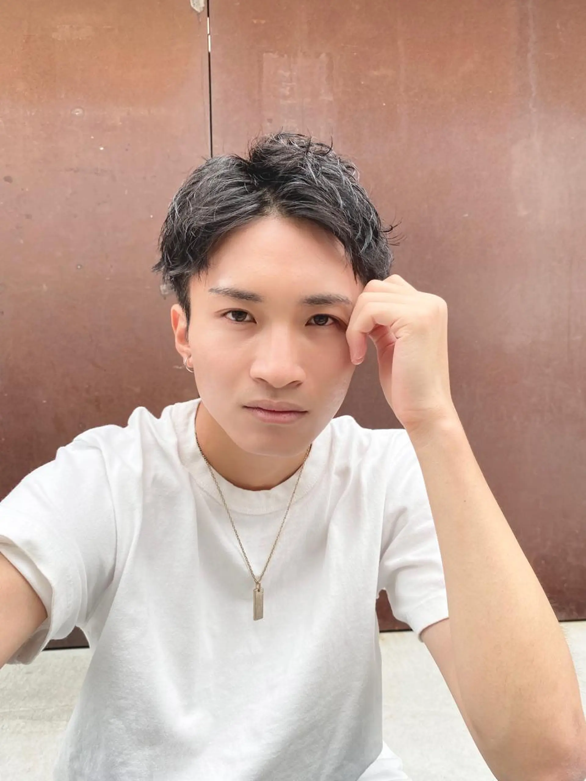 メンズ カット ヘアカラー パーマ ヘアセット メンズブリーチカラー /パーマ ごーた立川のヘアスタイル