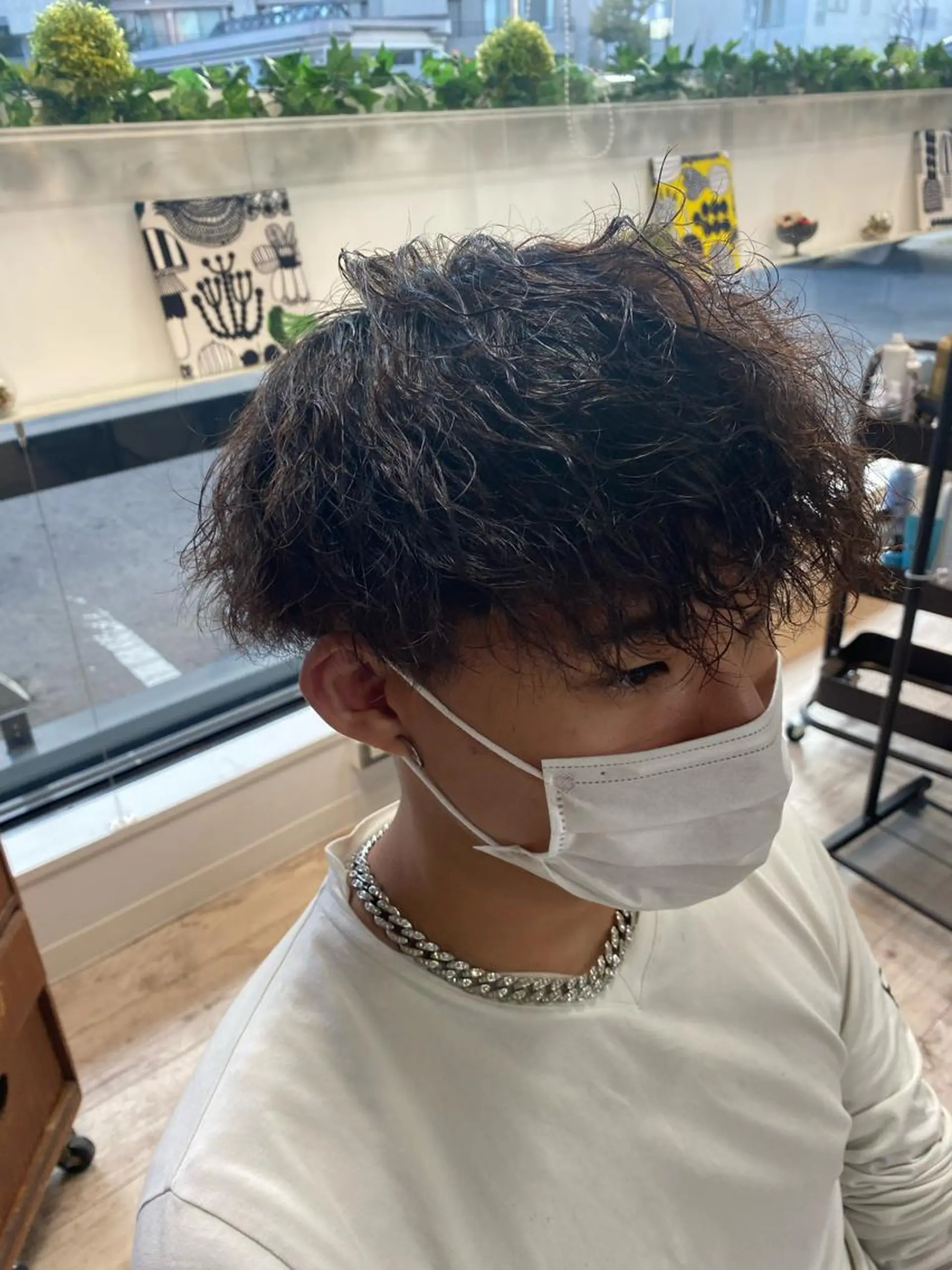 パーマ メンズ カット パーマ トリートメント 髪質改善 髪質改善カラーゆうひのヘアスタイル