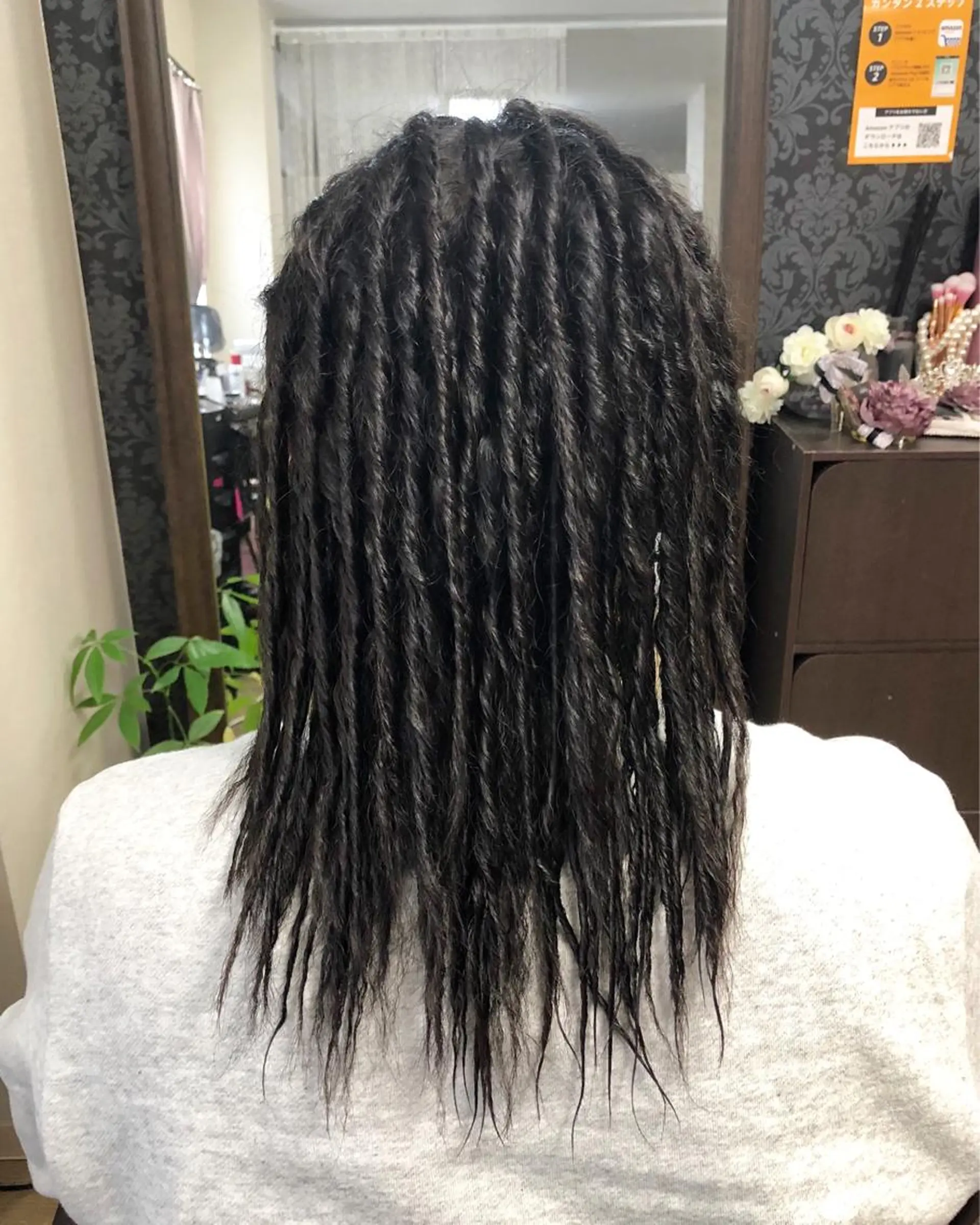 ミディアム パーマ メンズ 池田 景子のヘアスタイル