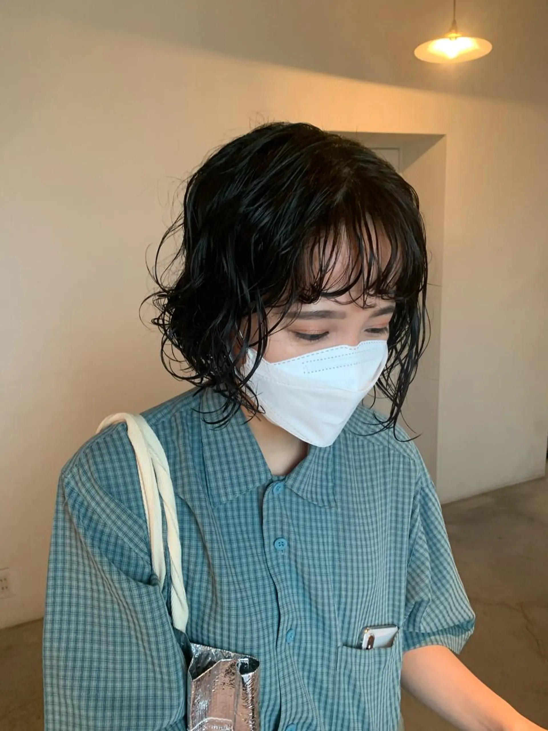 ミディアム パーマ room3小出 奈央子のヘアスタイル