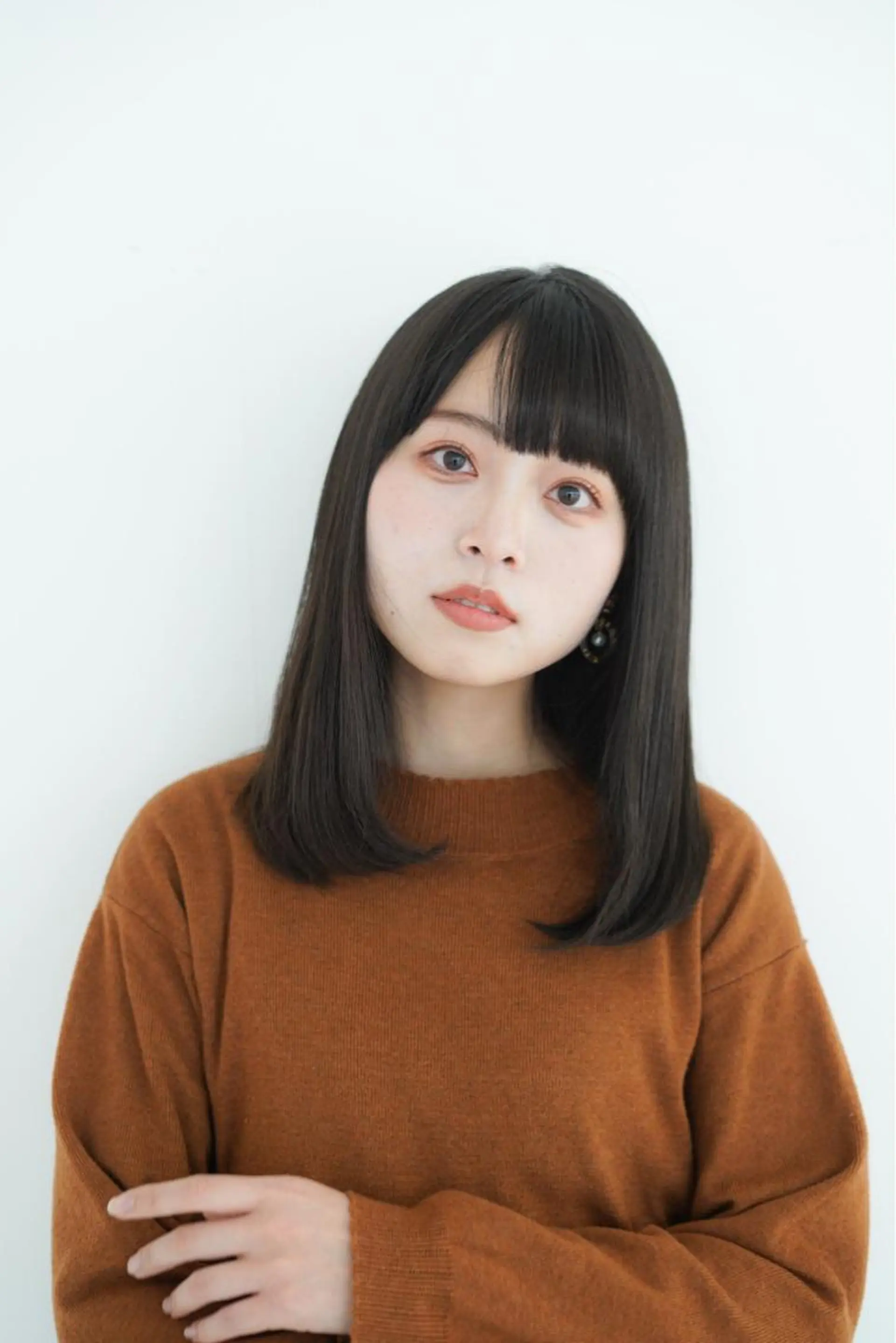 ミディアム カット パーマ 縮毛矯正 💎髪質改善特化/ 町田莉彩💎のヘアスタイル