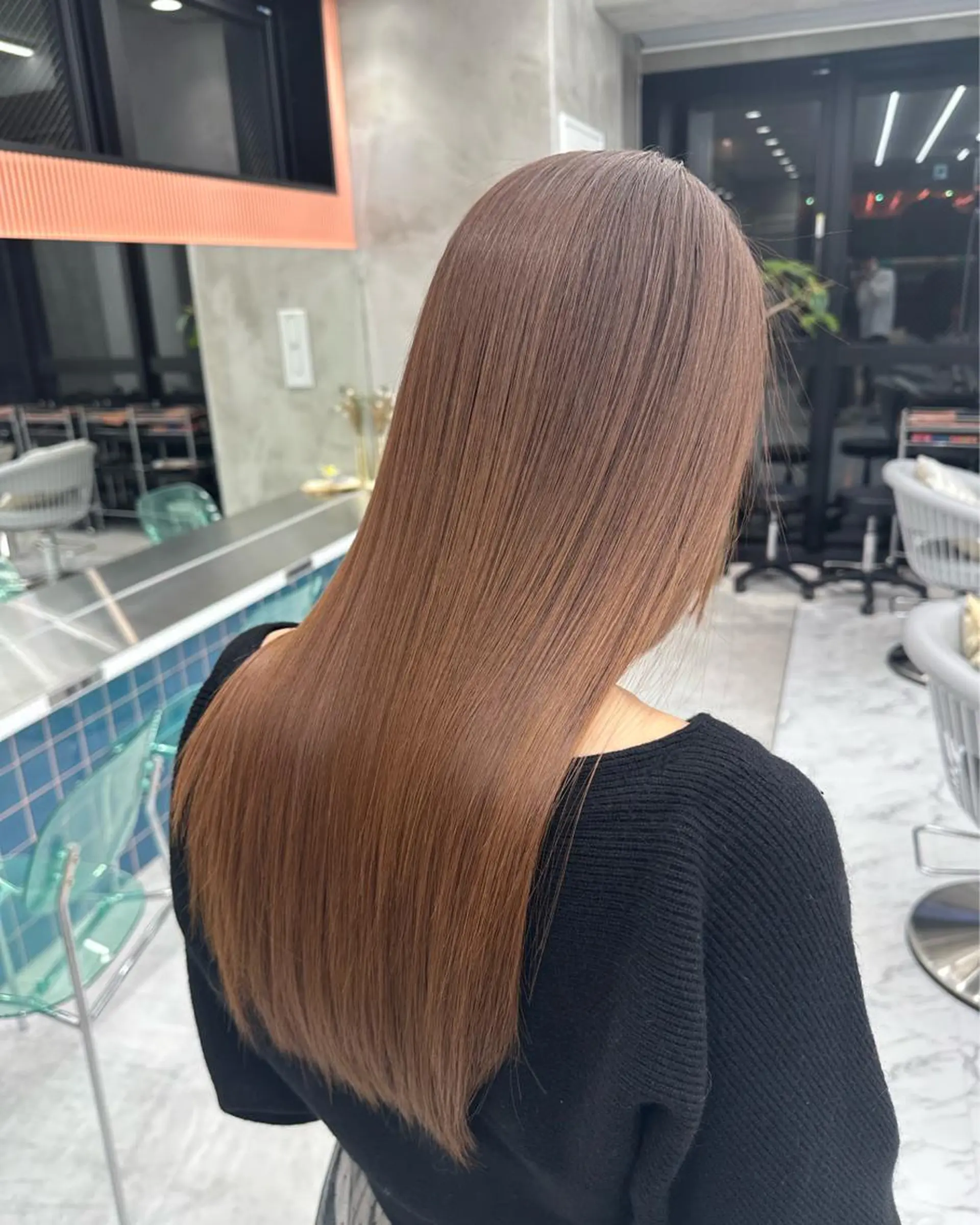 ロング トリートメント 酸熱トリートメント ✨縮毛矯正✨レイヤー ホウダカズヒロのヘアスタイル