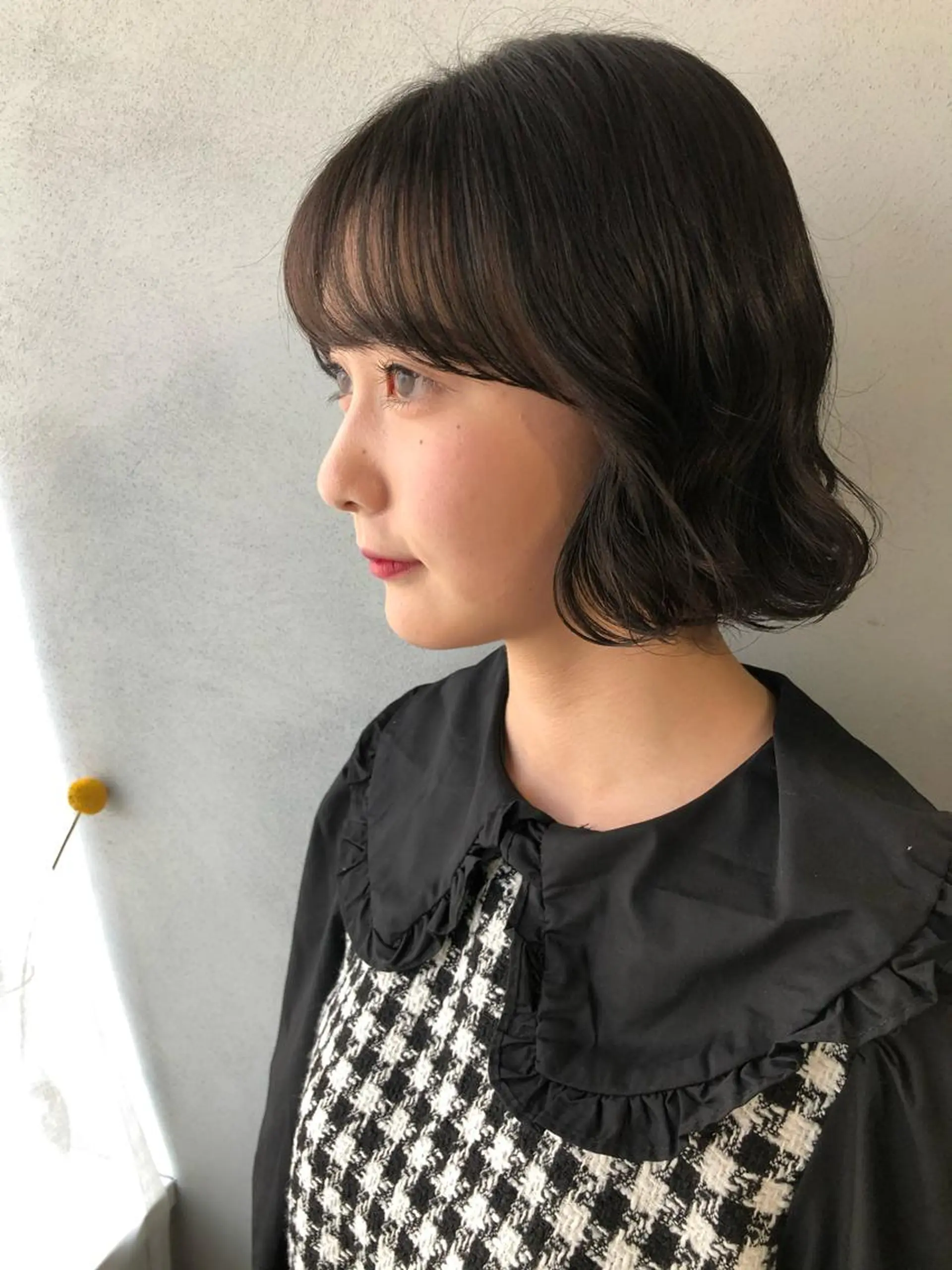 ショート カラー パーマ ヘアカラー トリートメント akane/ボブ /ブラウンベージュのヘアスタイル