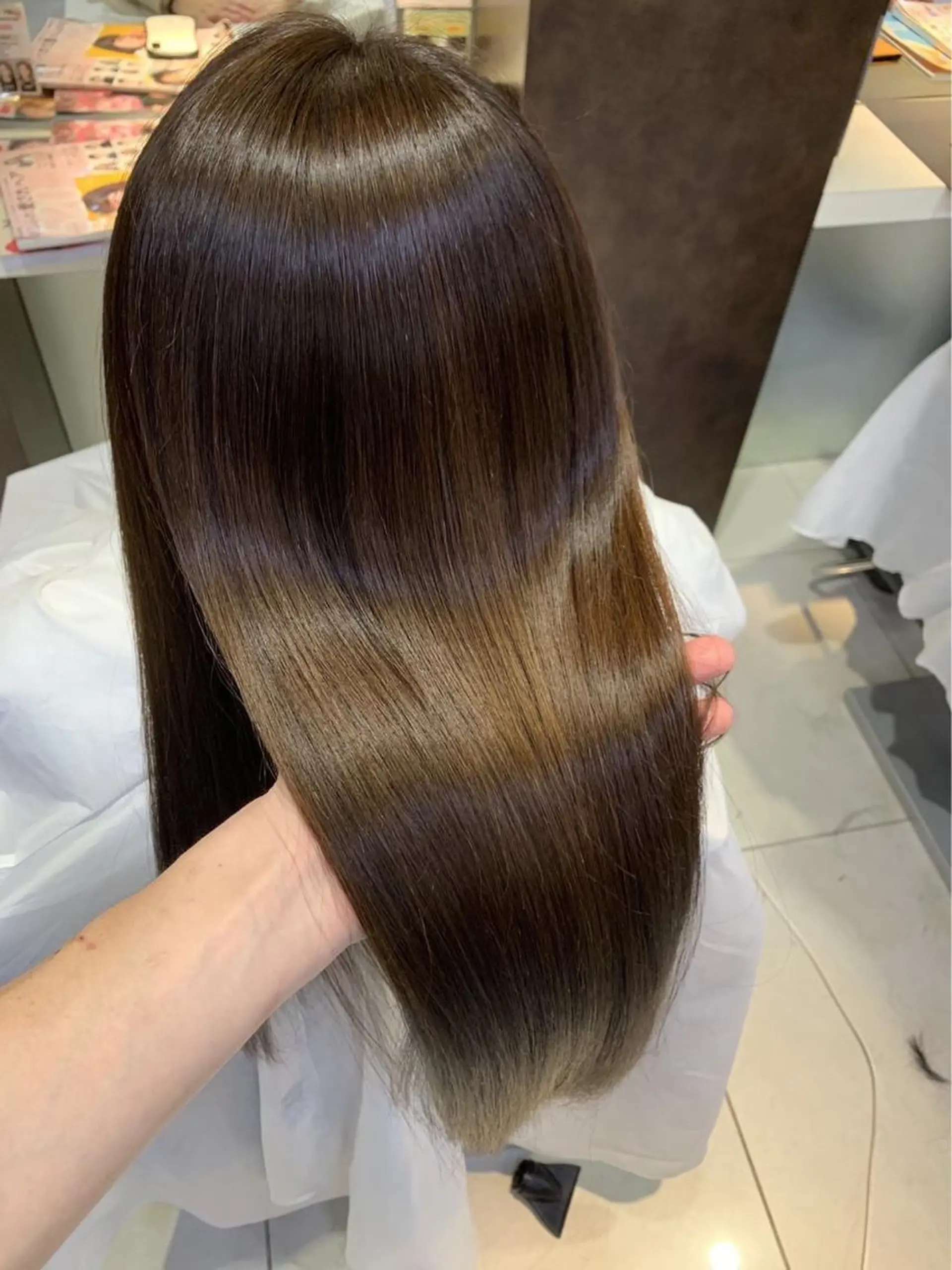 ロング メンズ 草薙メンズ縮毛矯正 💫緒方美柚のヘアスタイル