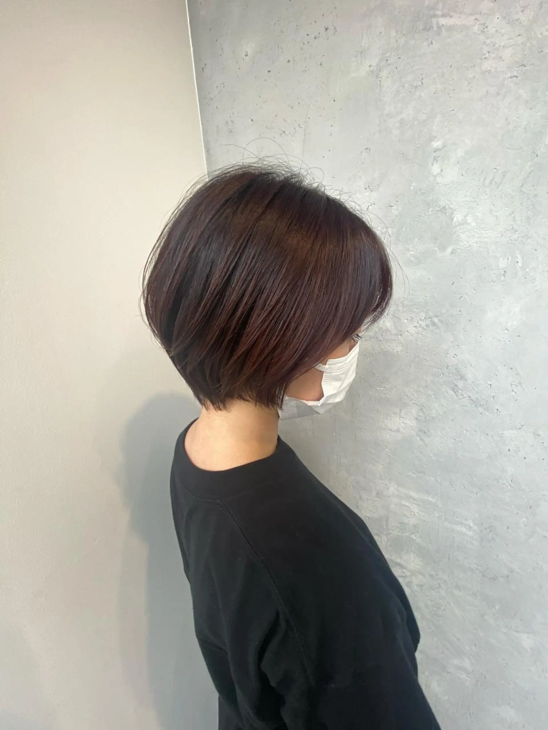 ショート カラー 【艶髪×韓国風】 毛流れ職人 RYOのヘアスタイル