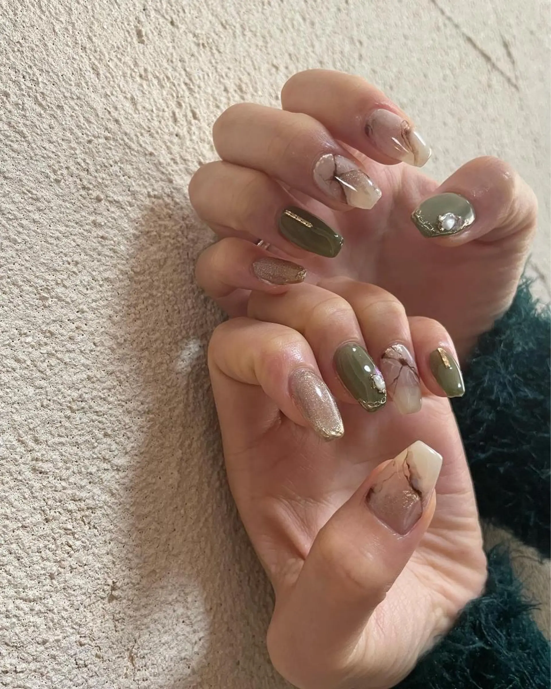 ネイル ハンドネイル 𝑡𝑖𝑎𝑚𓂃 きむらゆきののネイルデザイン