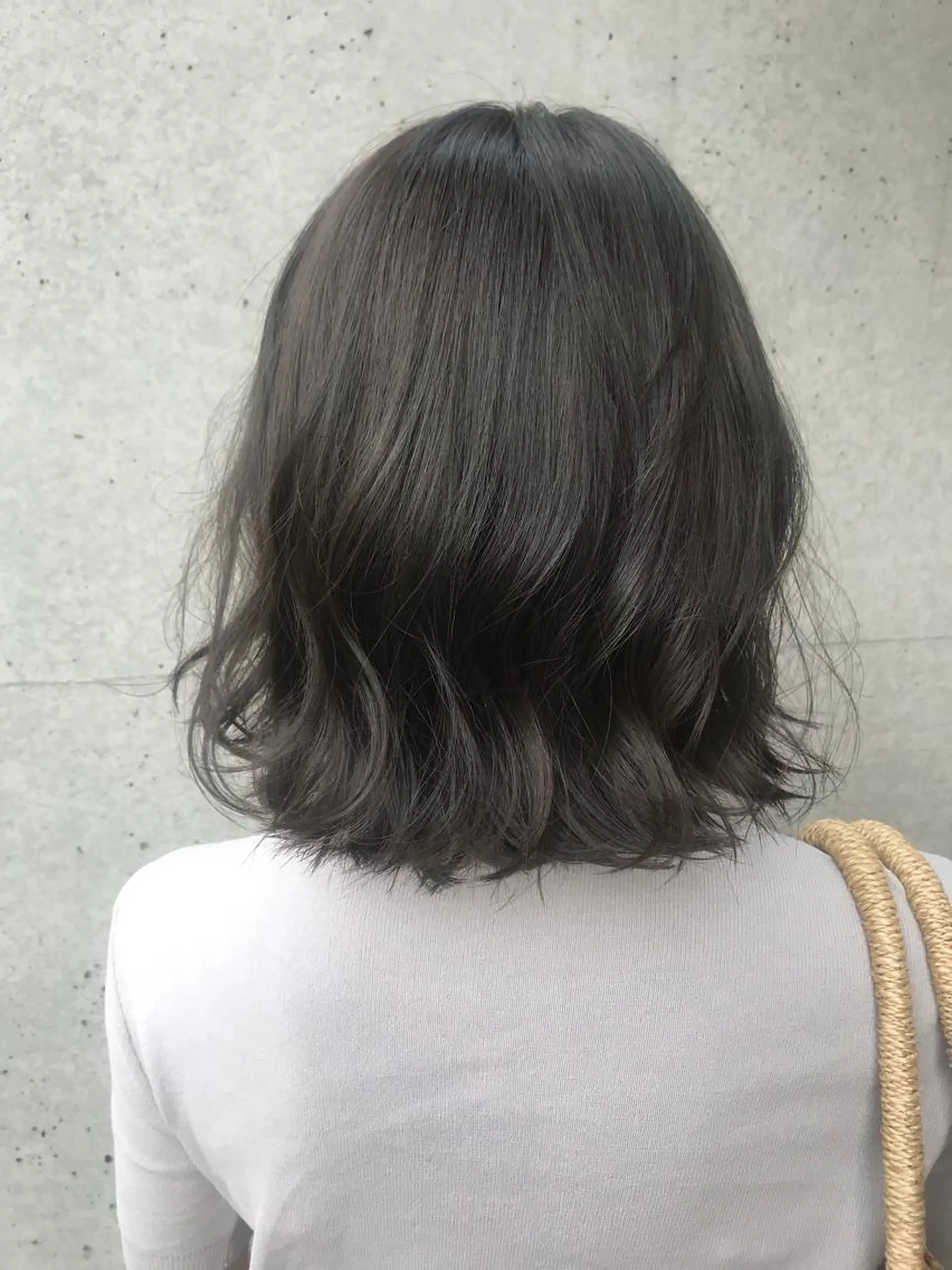 ミディアム カラー ヘアアレンジ アッシュ 透明感カラー Satsuki ✂︎♡のヘアスタイル