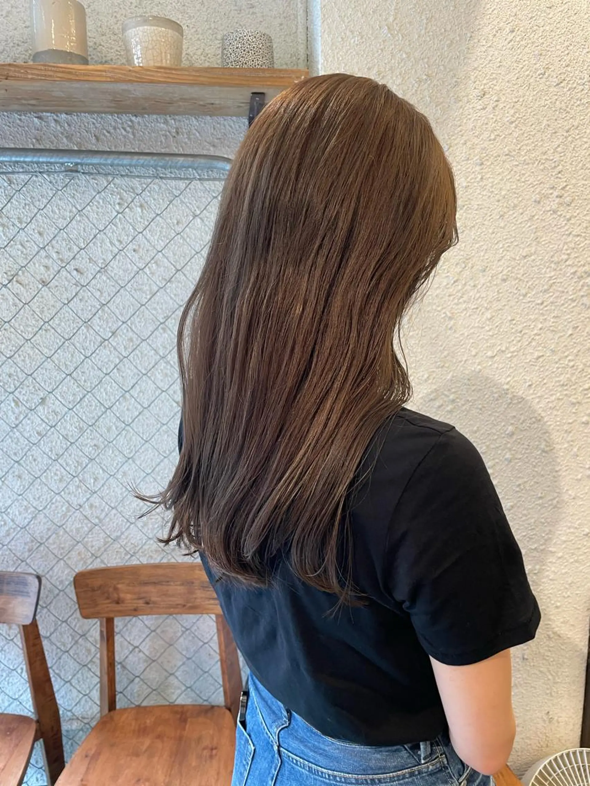 ロング カラー ブリーチ ブリーチなしカラー hazuki 🌝のヘアスタイル