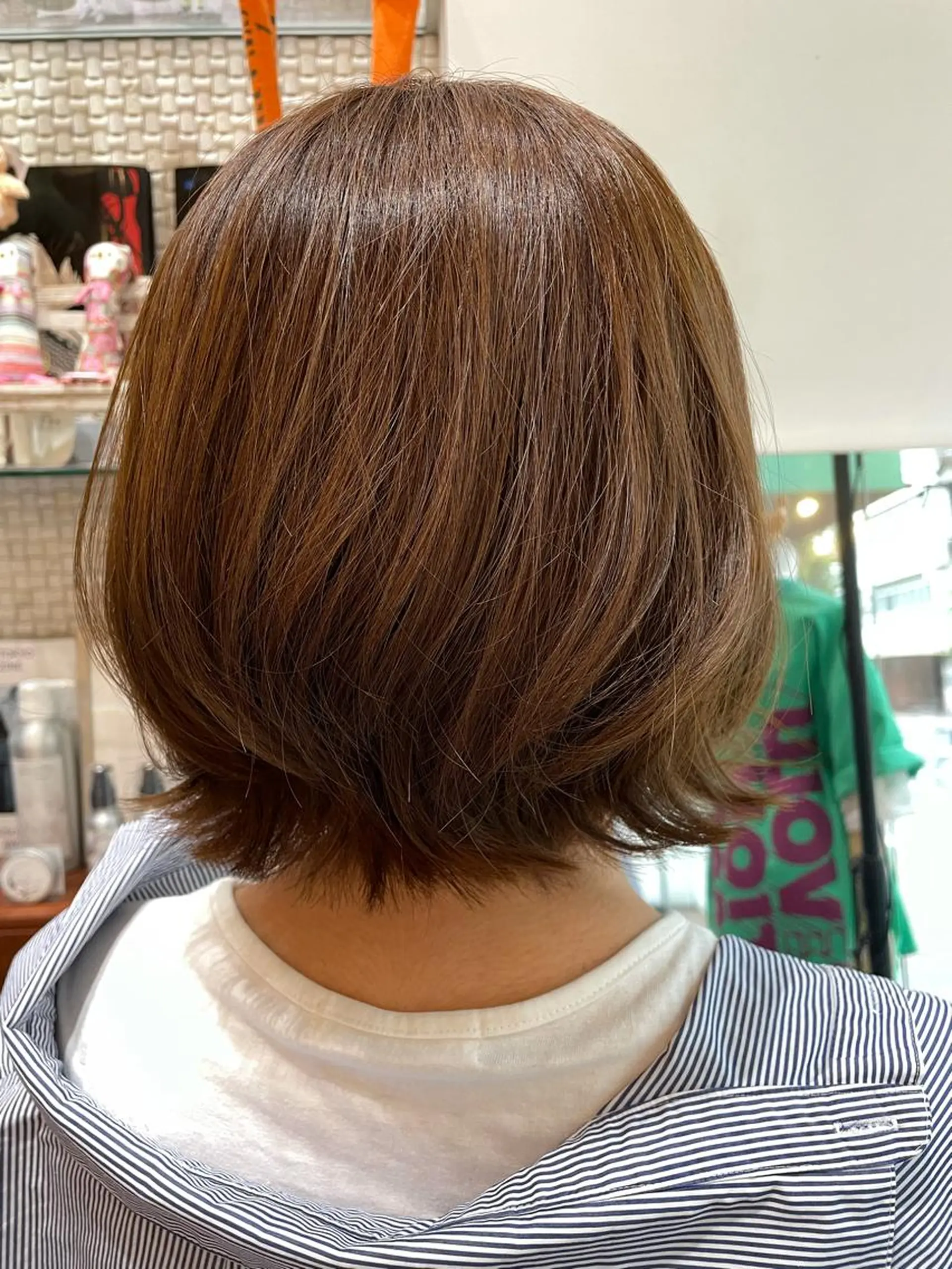 ショート 外ハネヘア カット トリートメント CoCooN 店長 さのえみのヘアスタイル