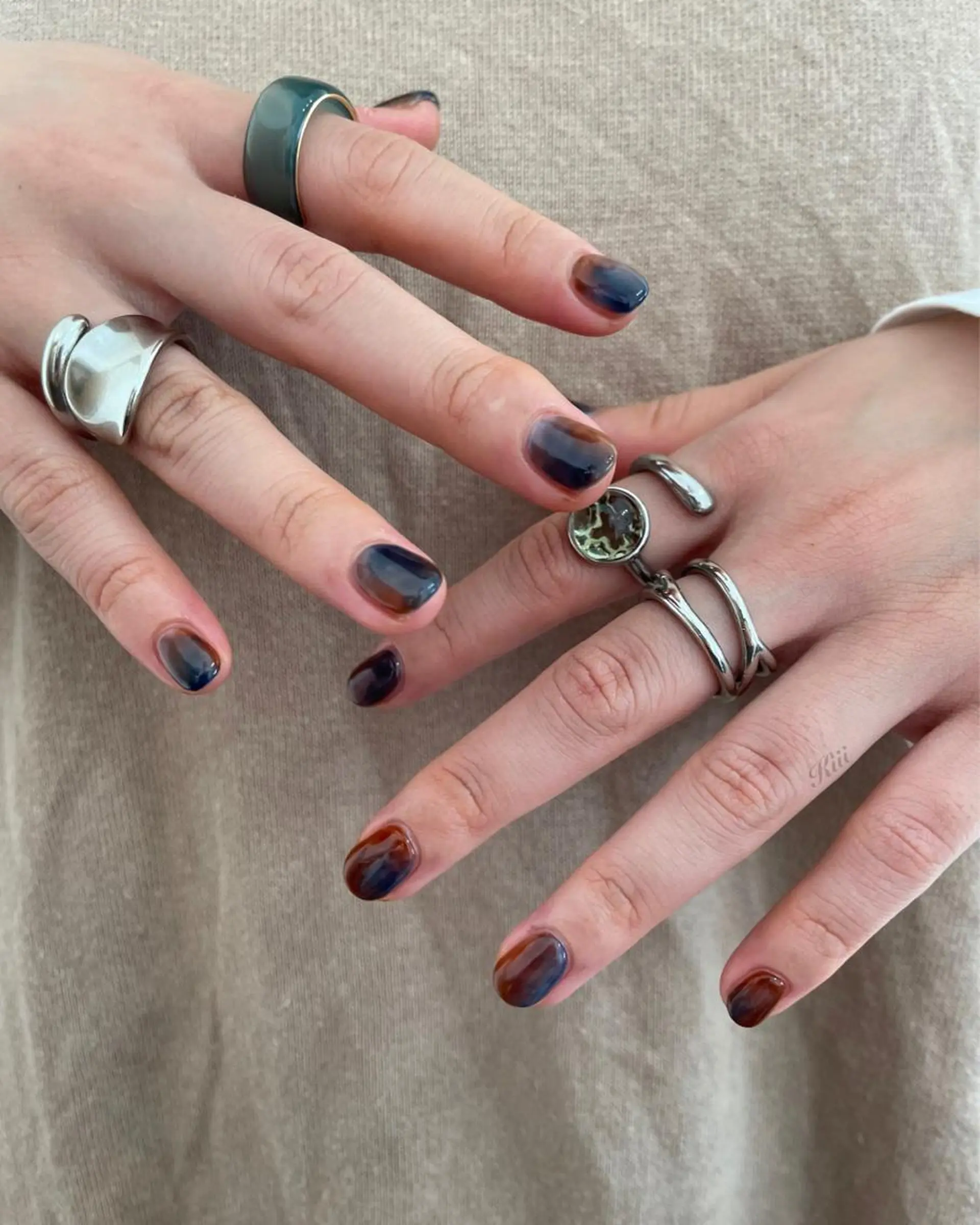 ネイル ハンドネイル フットネイル kiii.__ ✴︎*のネイルデザイン