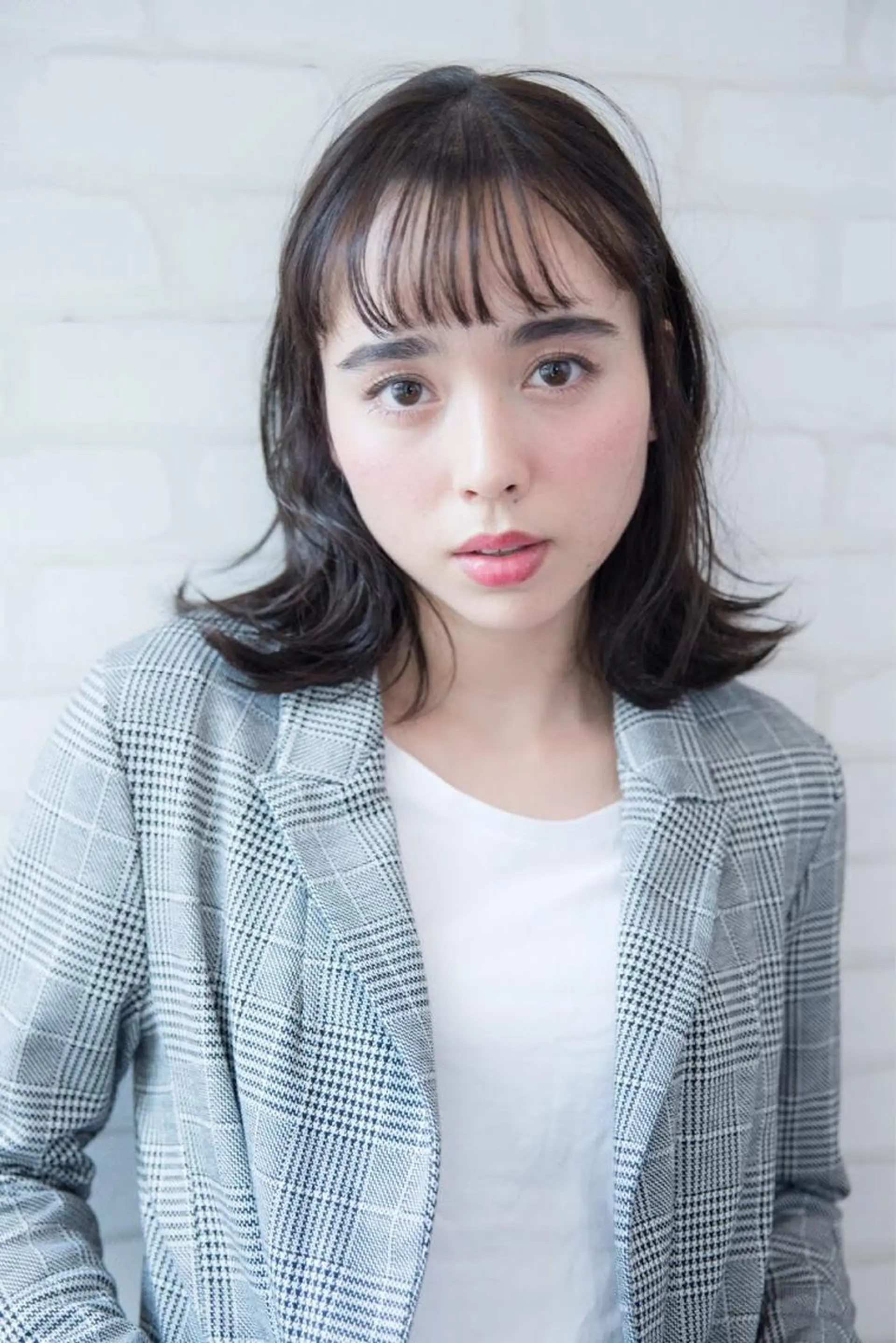 ミディアム 澤崎 智代のヘアスタイル