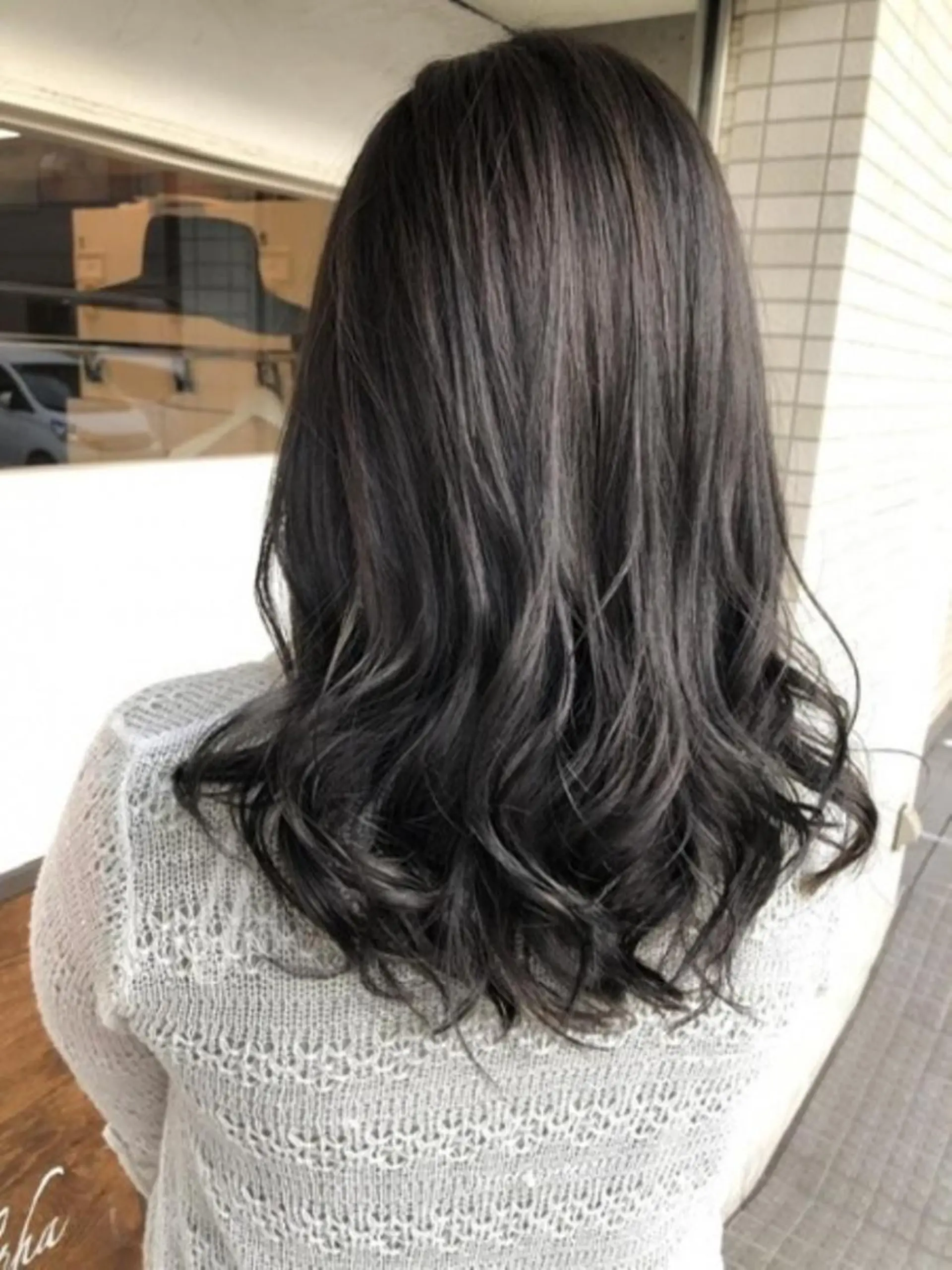 セミロング カラー 久次米 智人のヘアスタイル