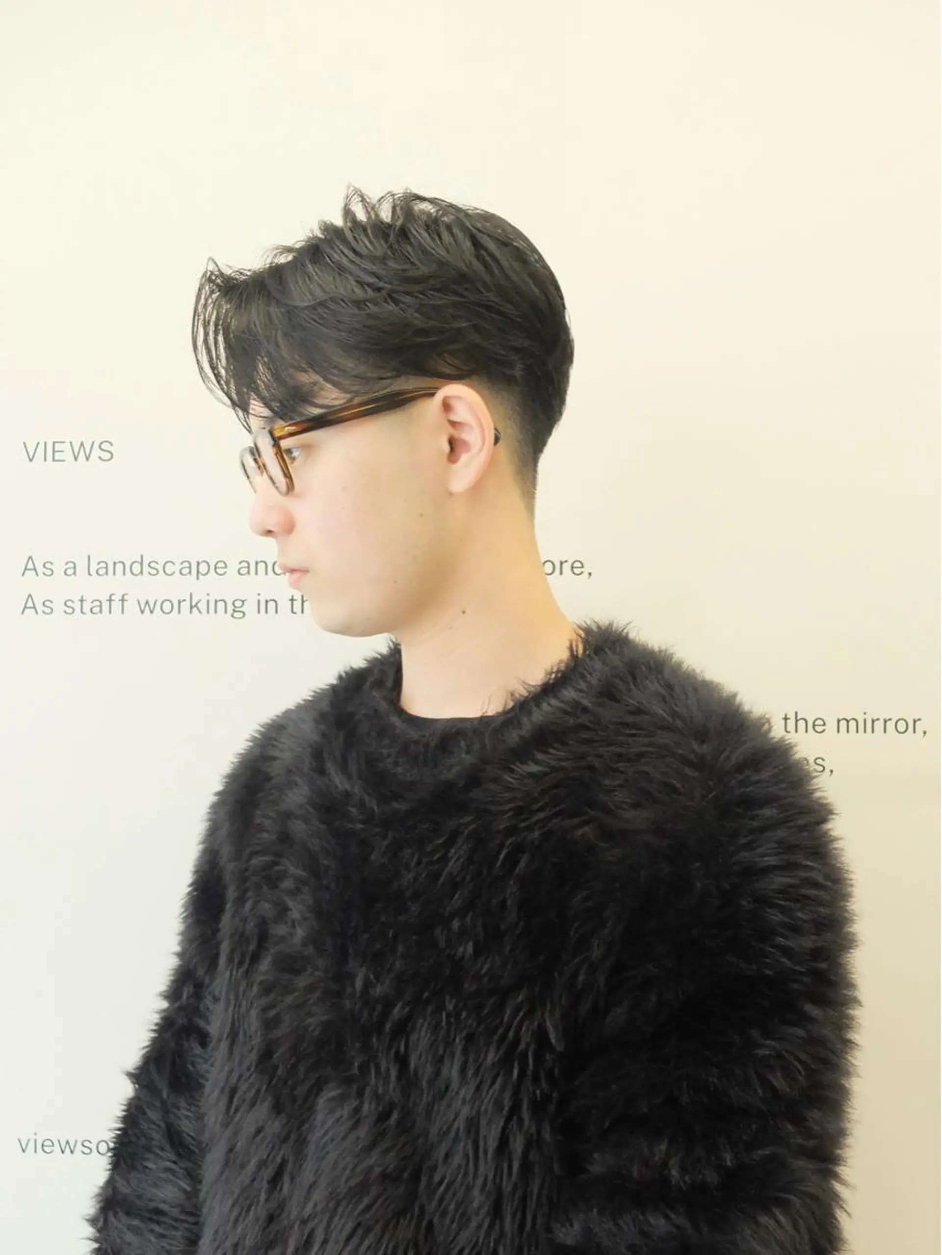 パーマ メンズ カット パーマ ダブルカラー/ ケアブリーチ/クニトのヘアスタイル