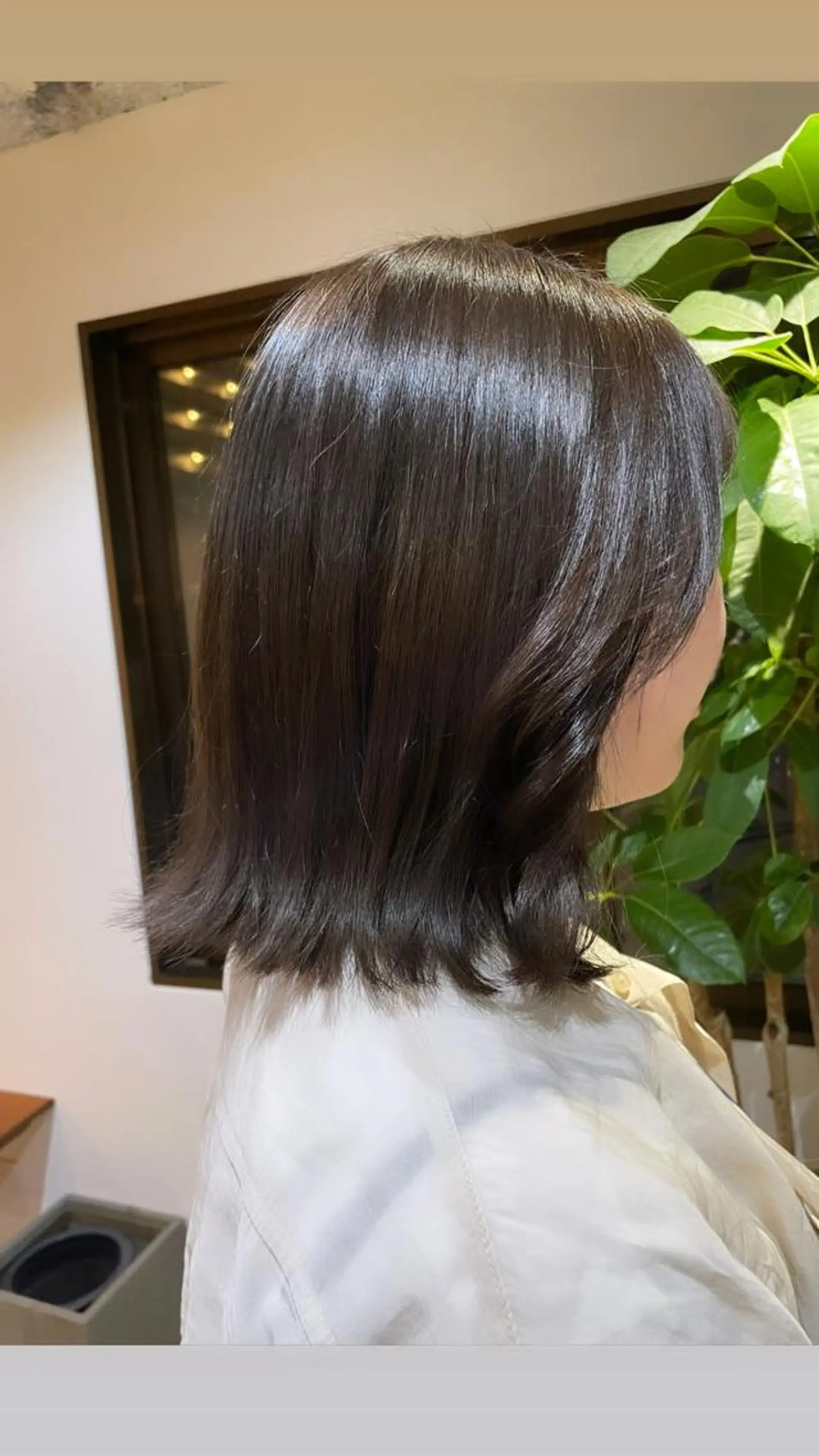 ミディアム カラー ヘアアレンジ ブリーチ グレージュ ボブ 髪質改善 ヨシンモリ ヘアカラー トリートメント REONA🪽✨薬院 レイヤーカット🫧のヘアスタイル